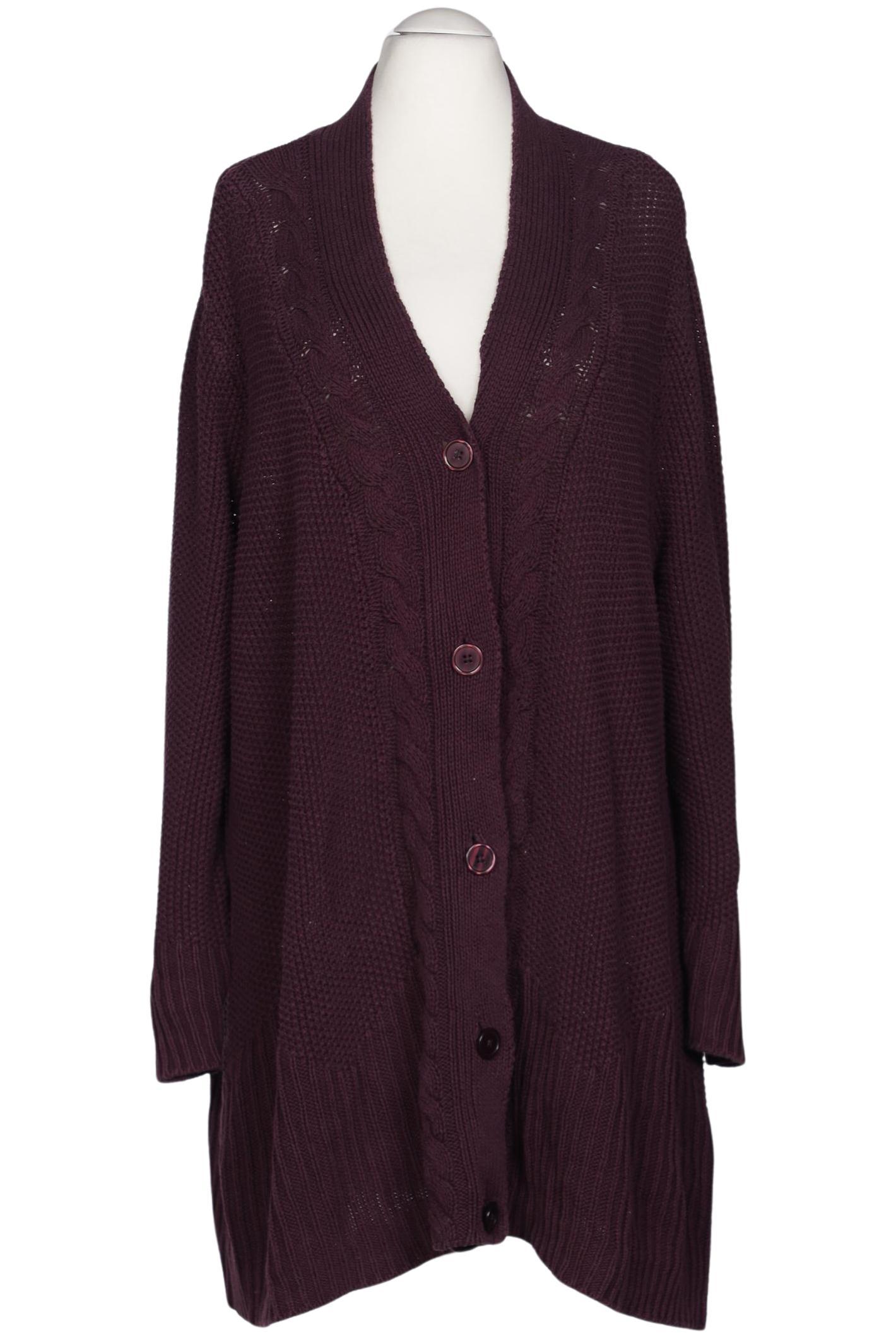 

Ulla Popken Damen Strickjacke, flieder, Gr. 58