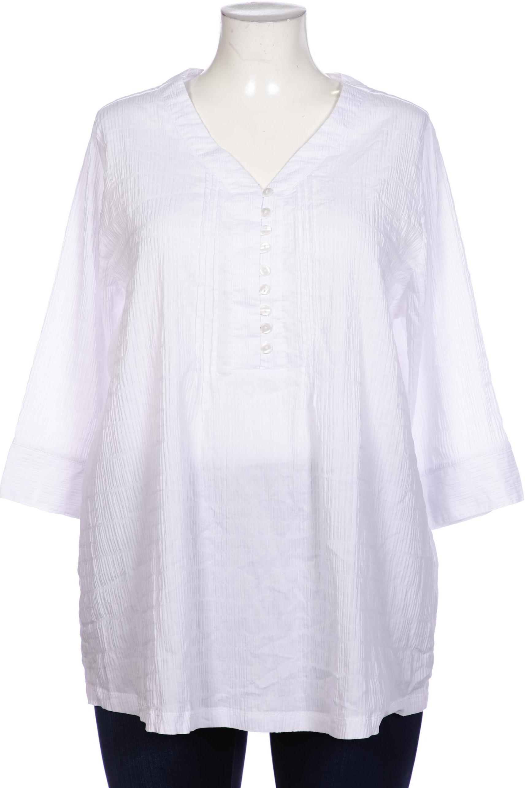 

Ulla Popken Damen Bluse, weiß, Gr. 44
