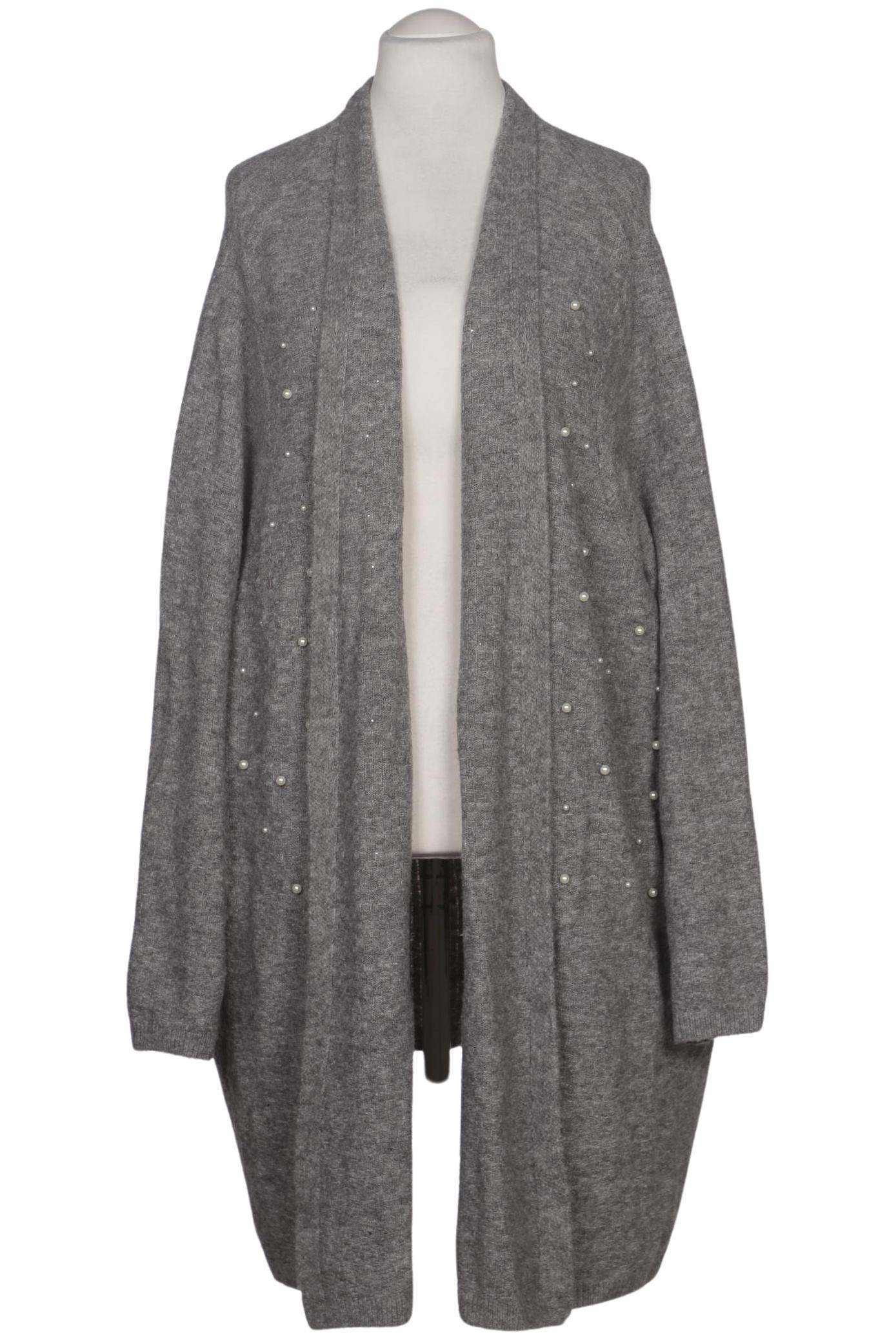 

Ulla Popken Damen Strickjacke, grau, Gr. 62