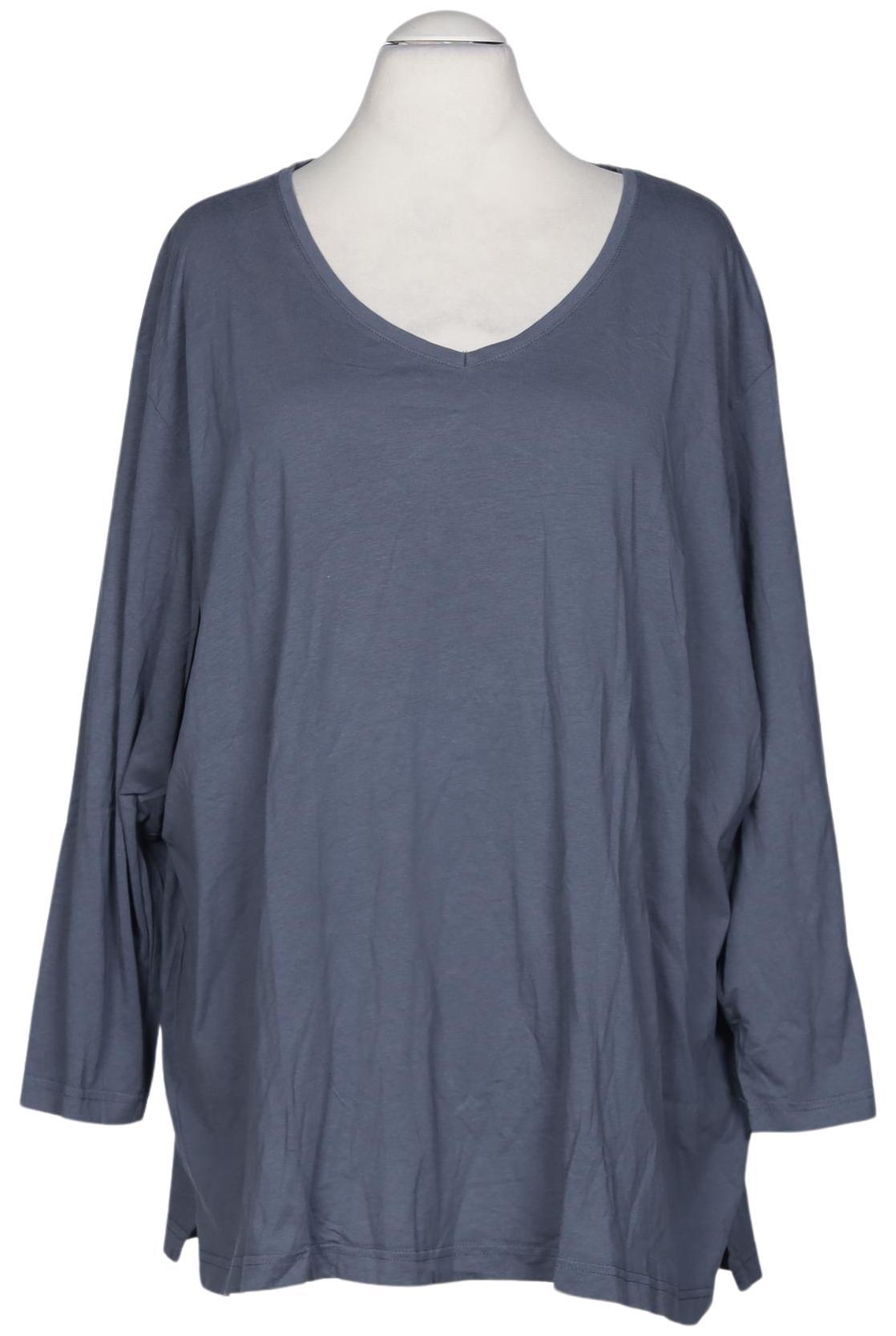 

Ulla Popken Damen Langarmshirt, blau, Gr. 58