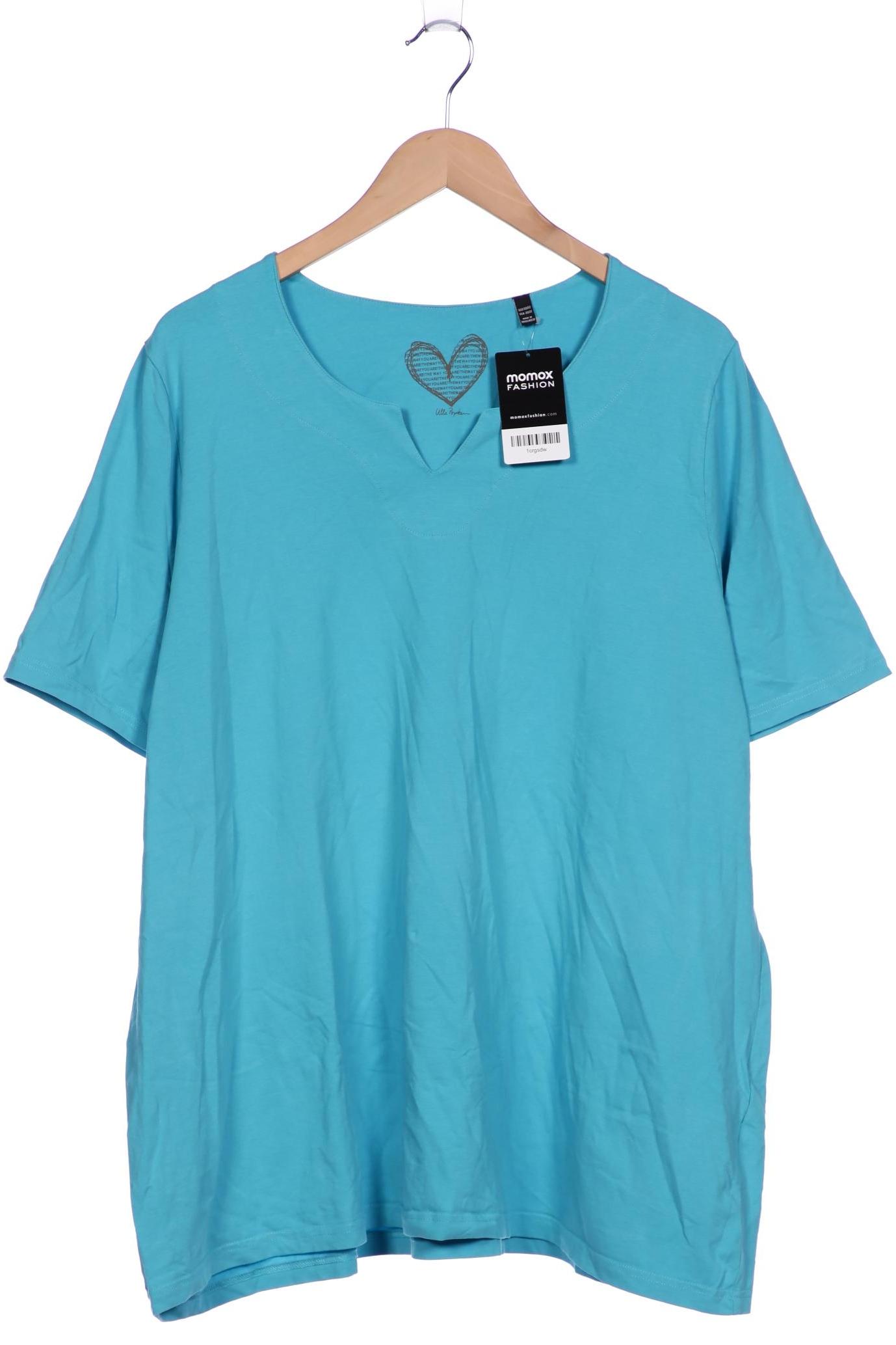 

Ulla Popken Damen T-Shirt, blau, Gr. 50