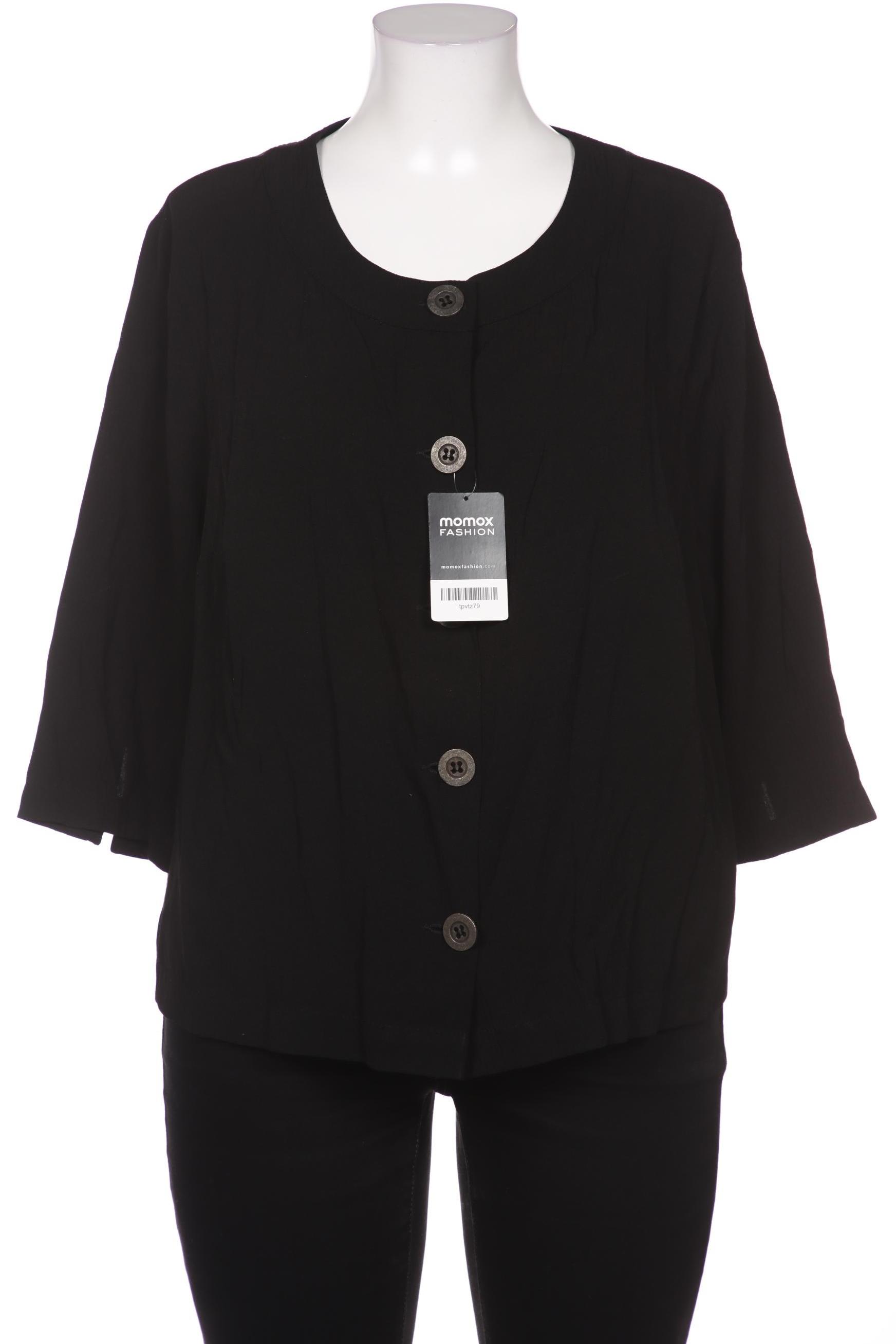 

Ulla Popken Damen Bluse, schwarz, Gr. 46