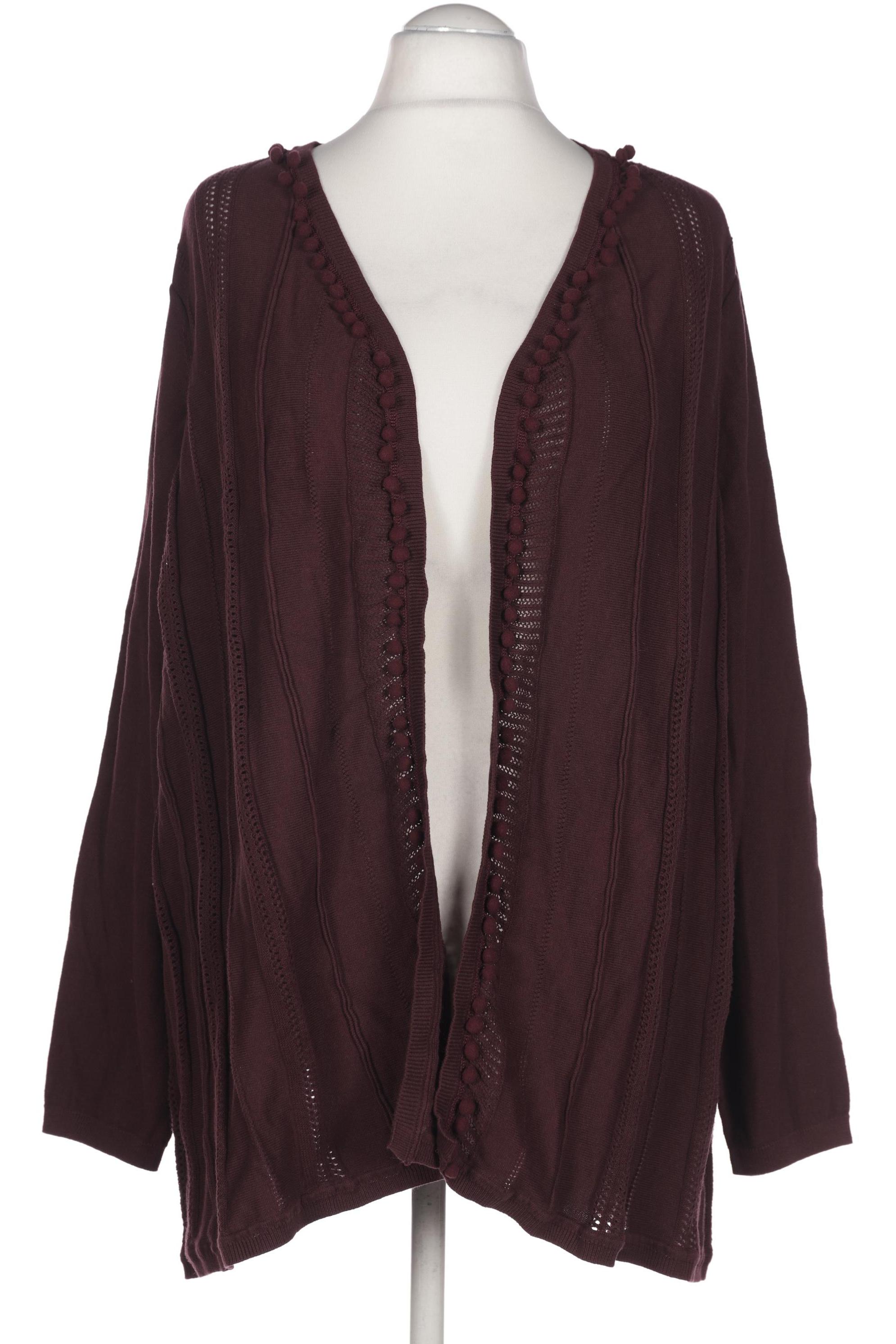 

Ulla Popken Damen Strickjacke, bordeaux, Gr. 24
