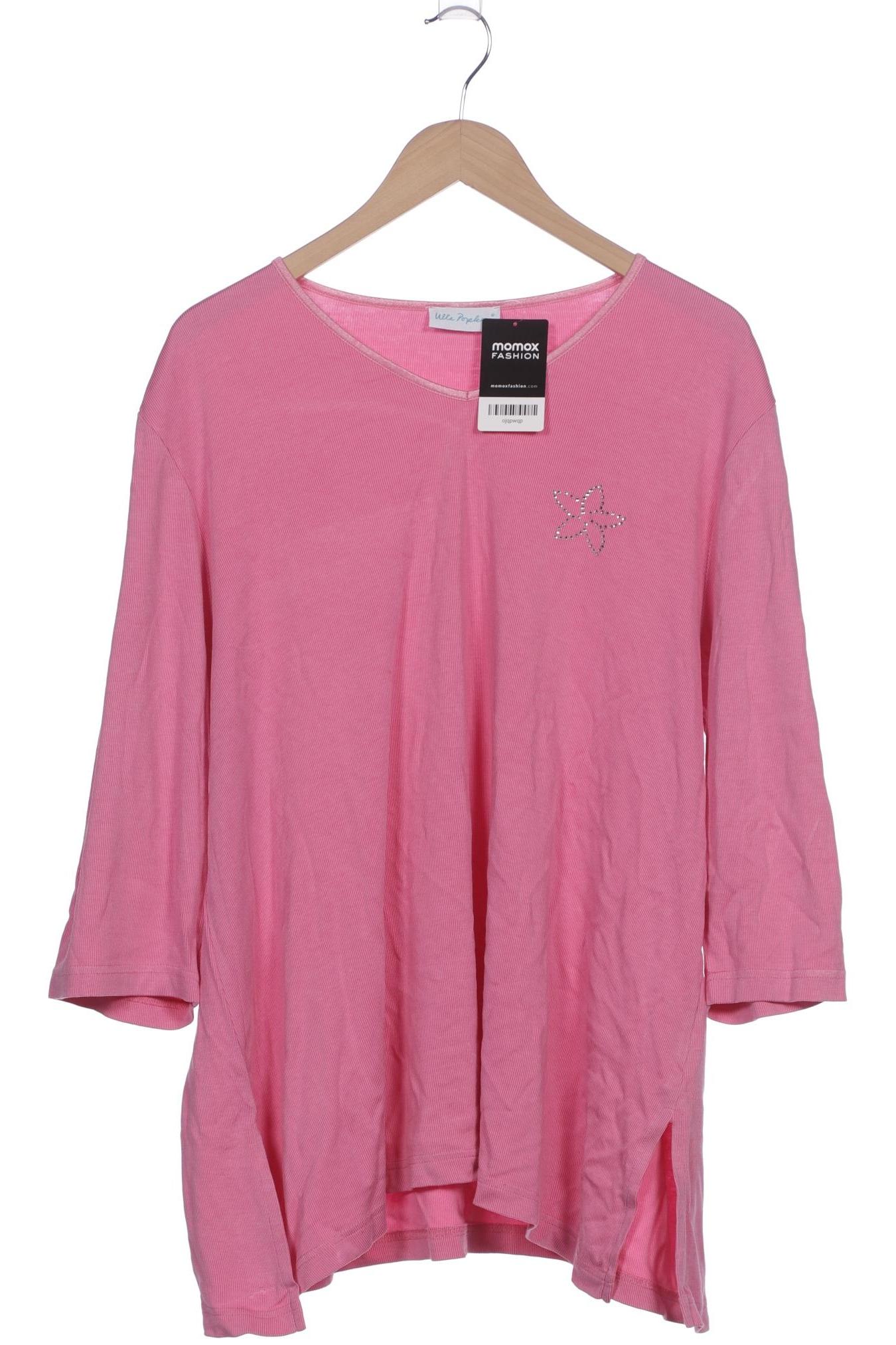 

Ulla Popken Damen Langarmshirt, pink, Gr. 50