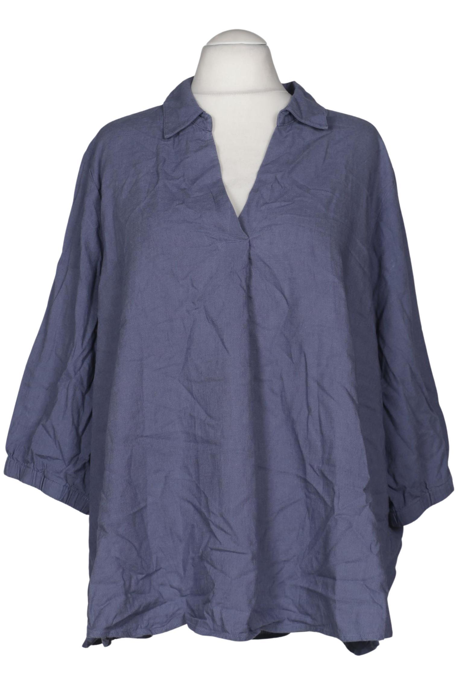

Ulla Popken Damen Bluse, blau, Gr. 56