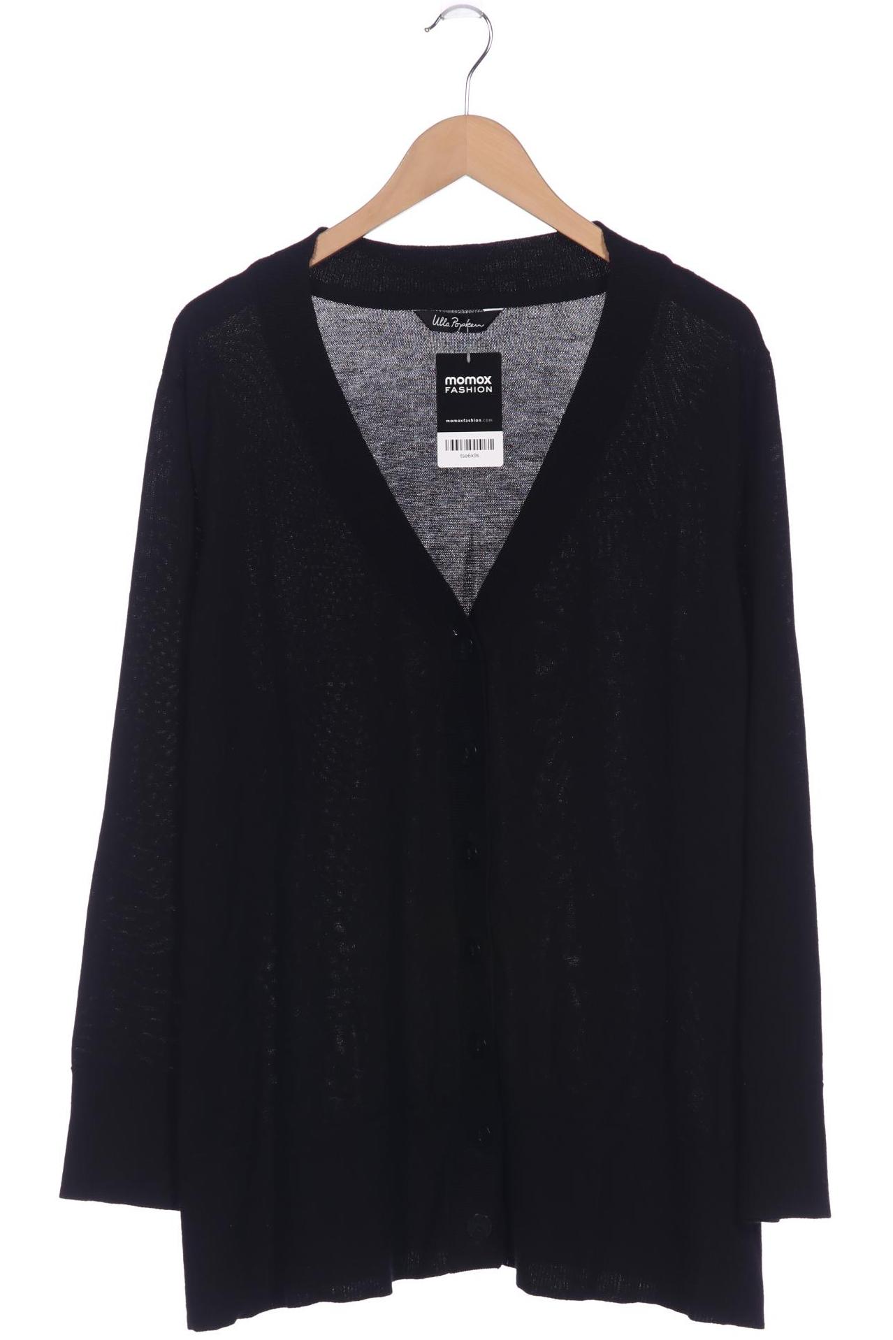 

Ulla Popken Damen Strickjacke, schwarz, Gr. 52