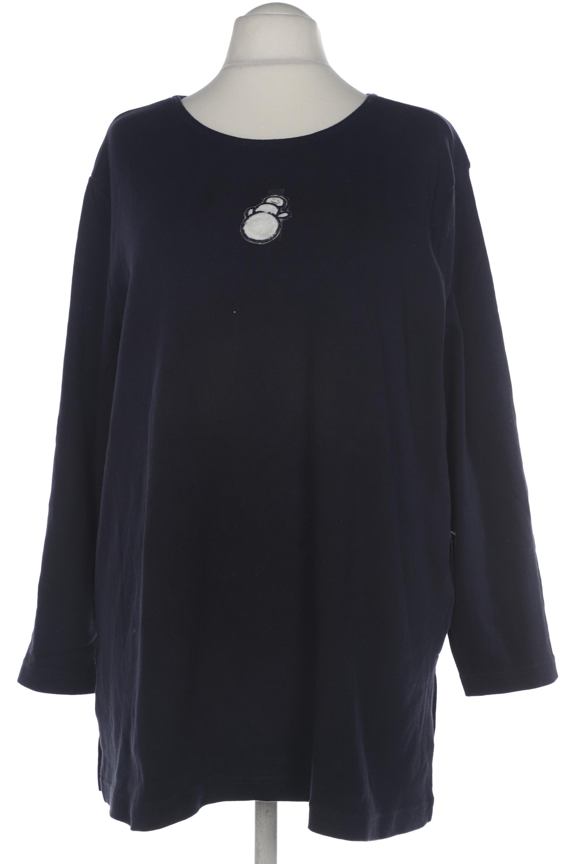 

Ulla Popken Damen Langarmshirt, marineblau, Gr. 54