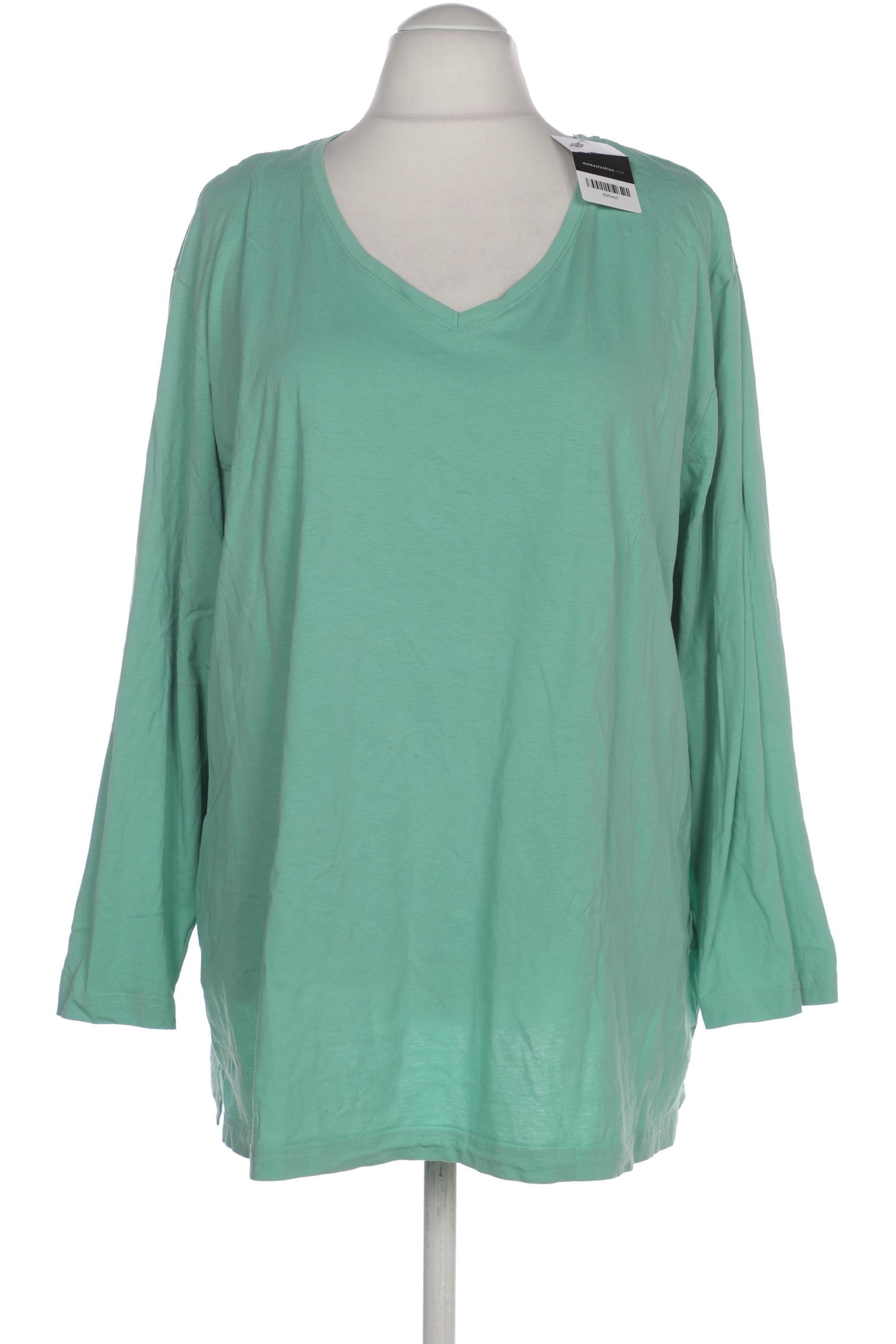 

Ulla Popken Damen Langarmshirt, grün, Gr. 54