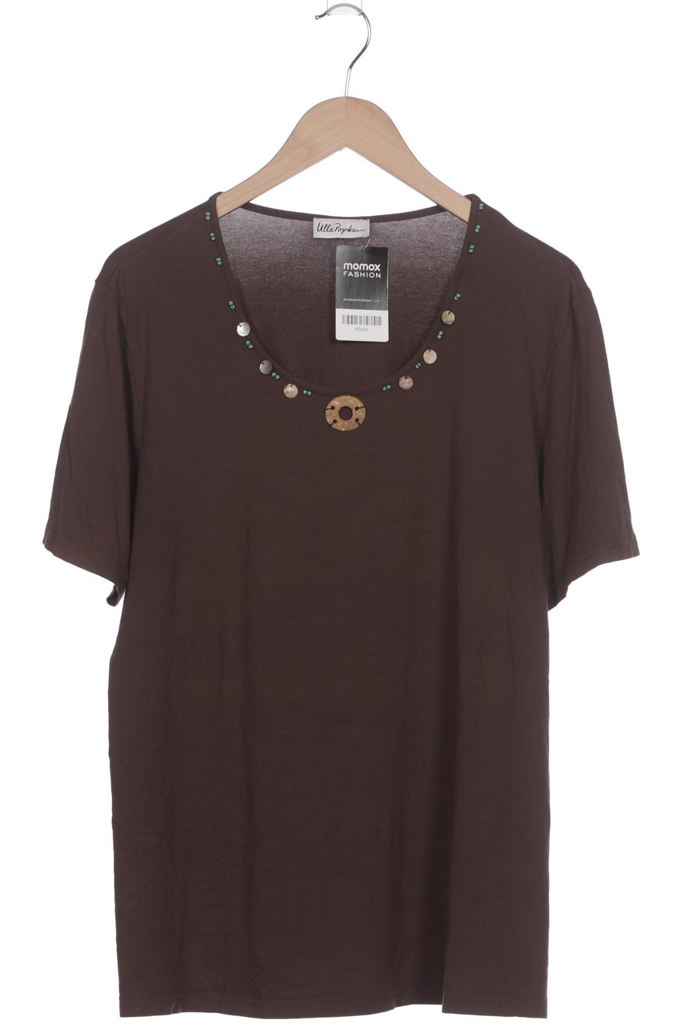 

Ulla Popken Damen T-Shirt, braun, Gr. 46