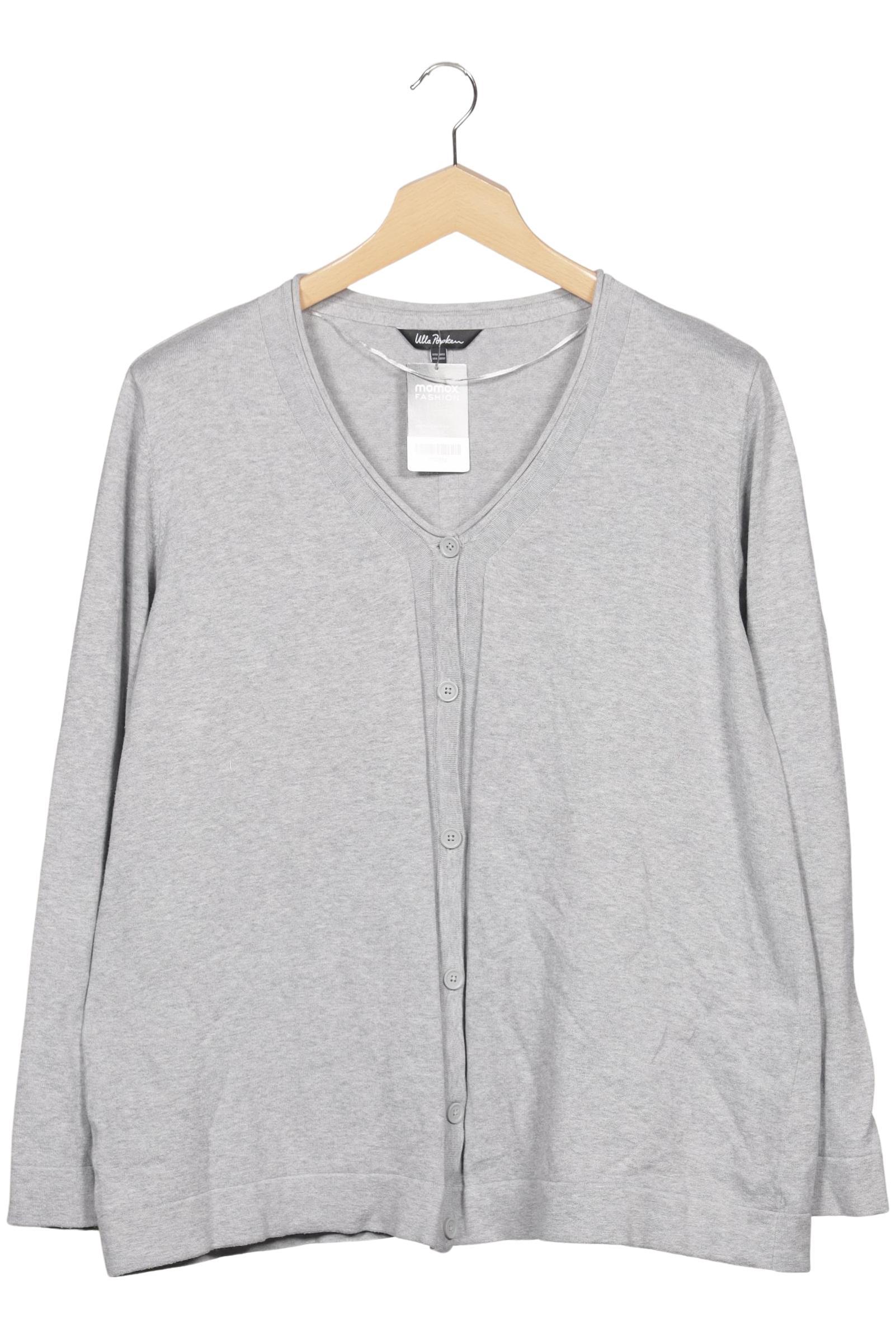 

Ulla Popken Damen Strickjacke, grau, Gr. 50