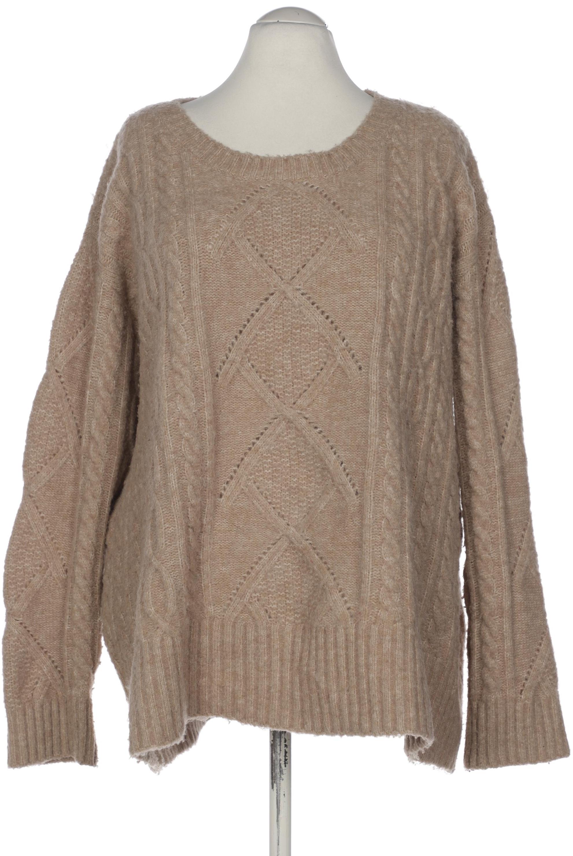 

Ulla Popken Damen Pullover, beige, Gr. 54