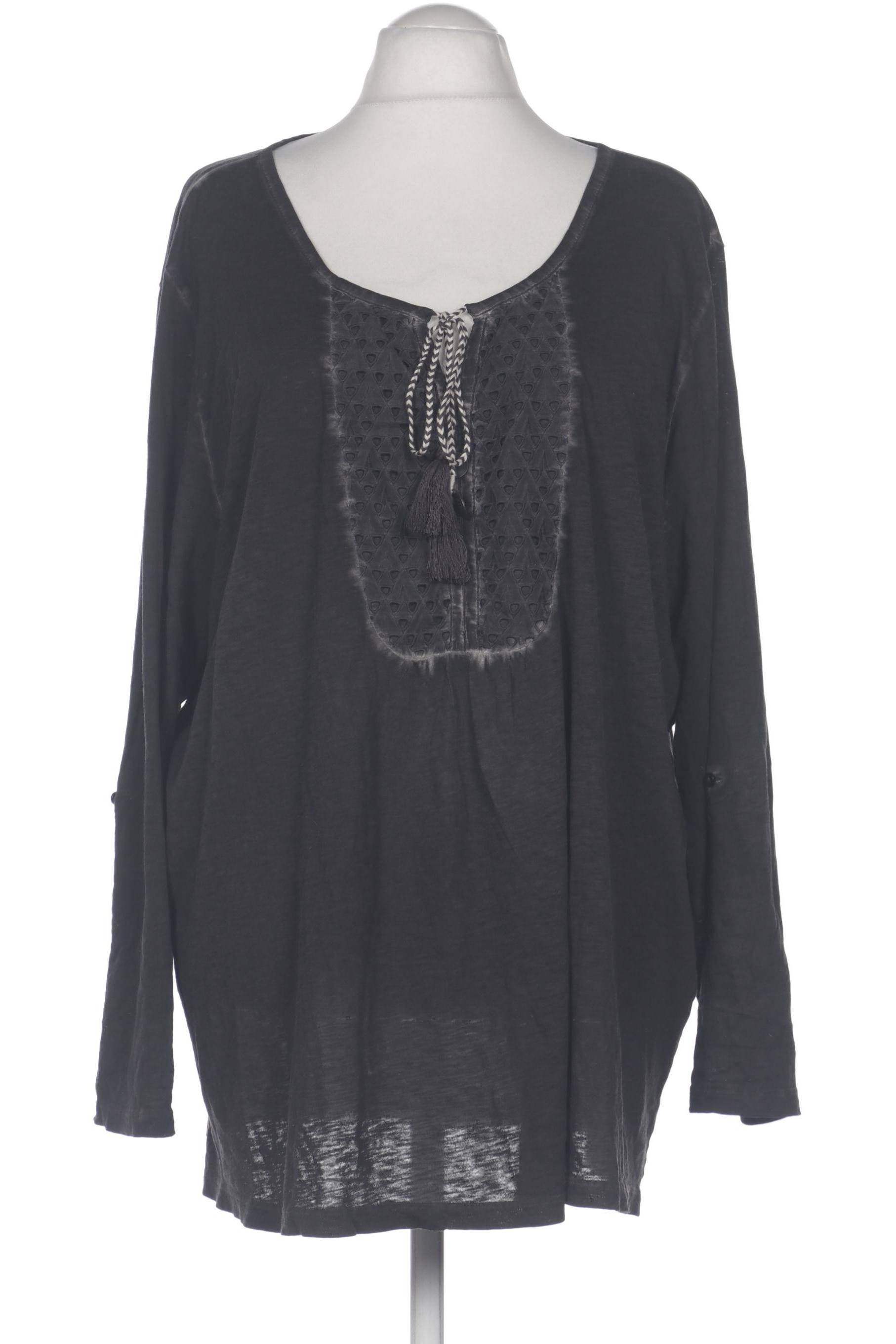 

Ulla Popken Damen Langarmshirt, braun, Gr. 54