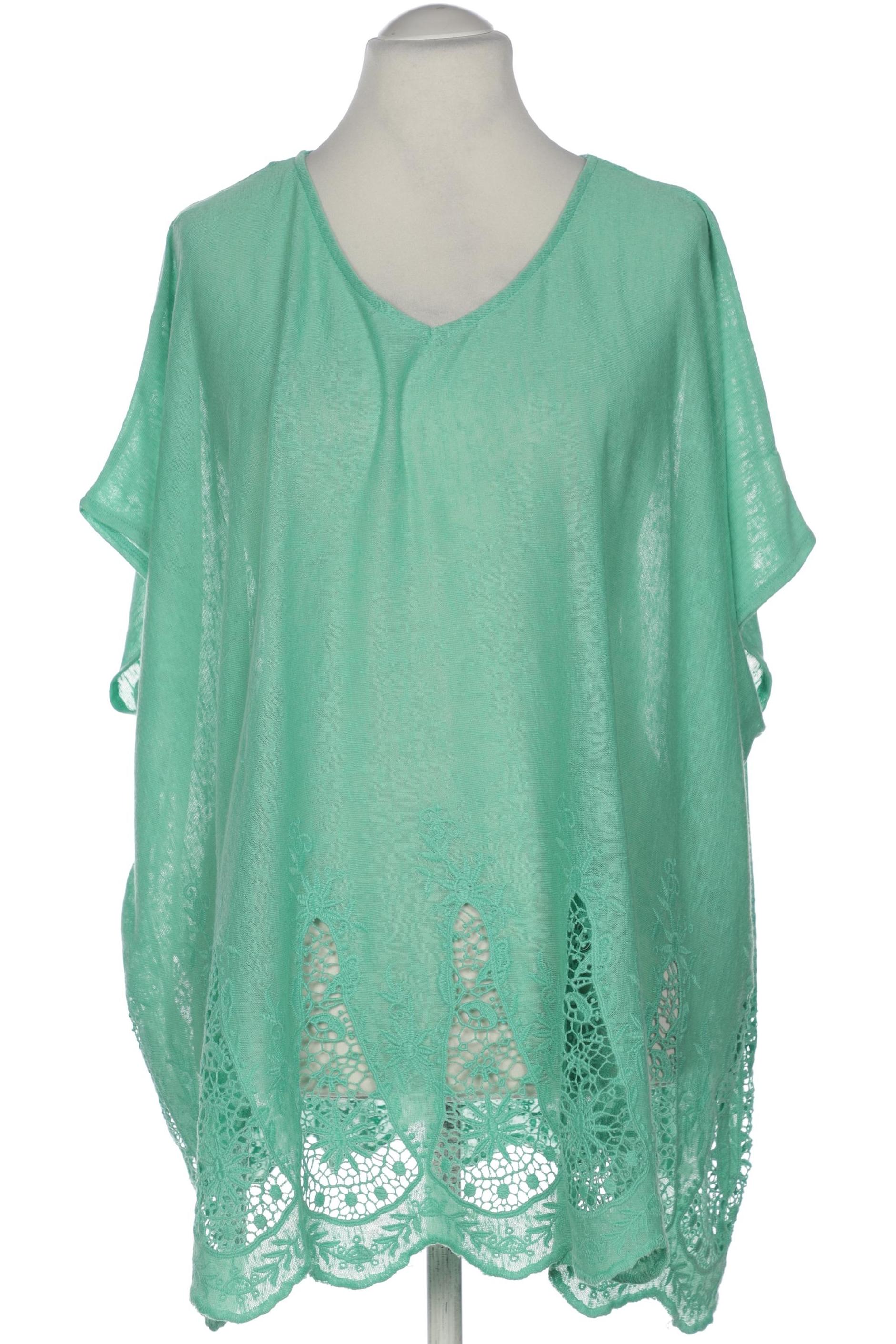 

Ulla Popken Damen T-Shirt, türkis, Gr. 56