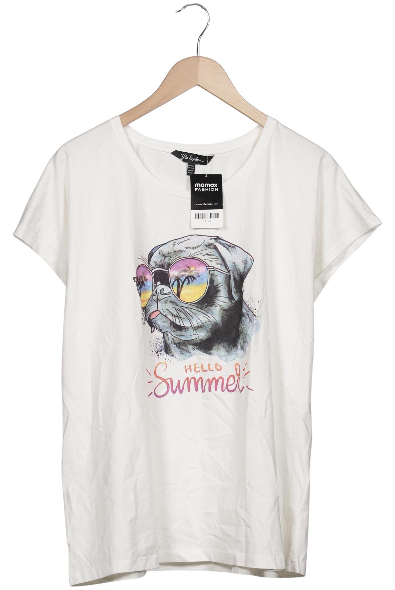

Ulla Popken Damen T-Shirt, weiß, Gr. 46