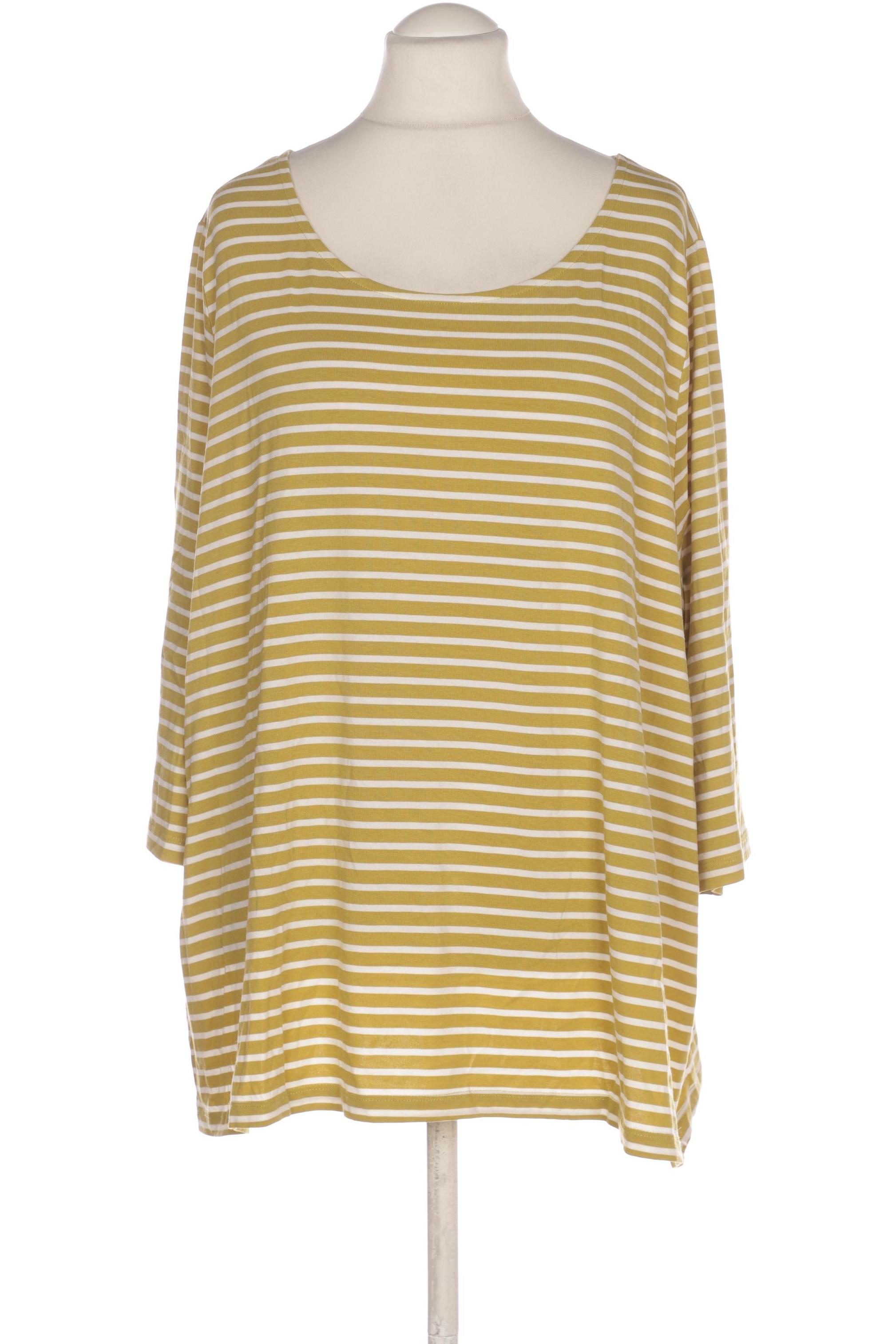 

Ulla Popken Damen Langarmshirt, gelb, Gr. 54