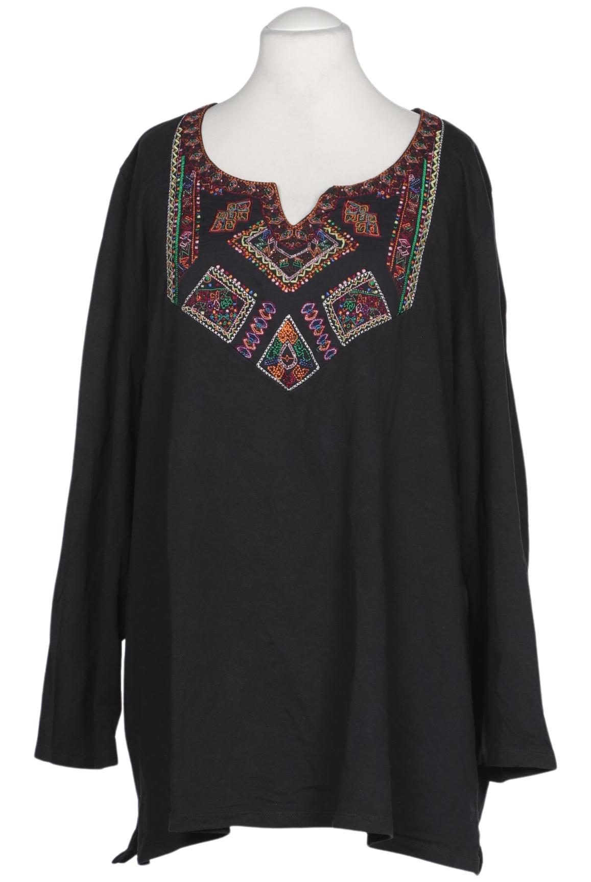 

Ulla Popken Damen Langarmshirt, schwarz, Gr. 62