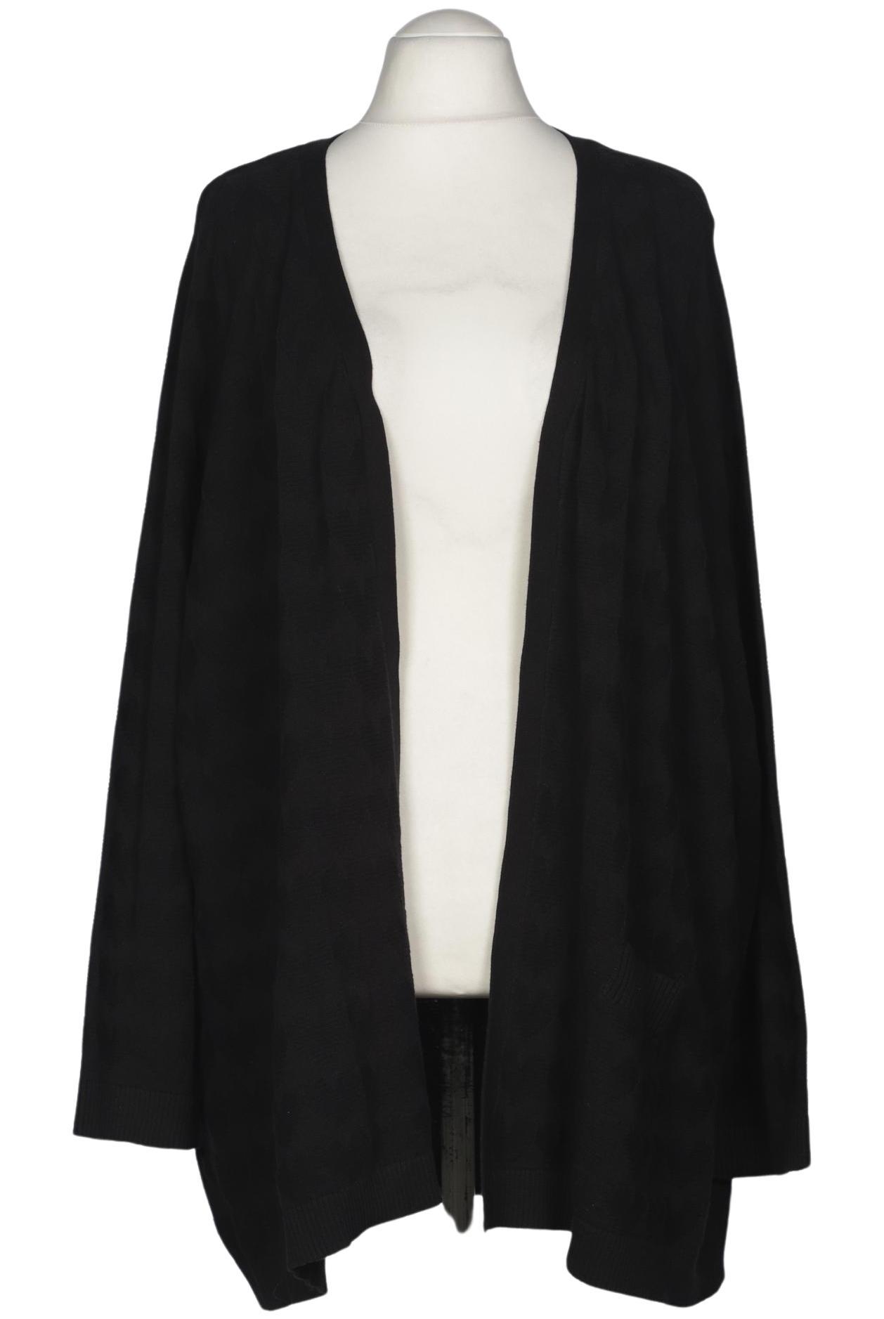 

Ulla Popken Damen Strickjacke, schwarz, Gr. 58