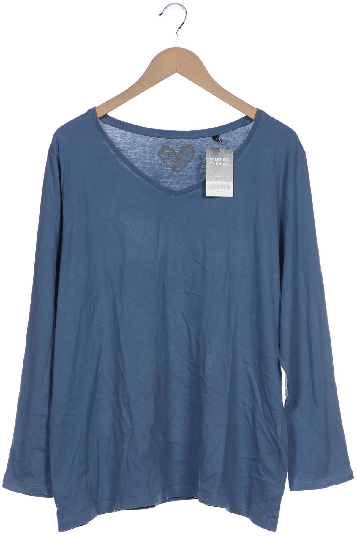 

Ulla Popken Damen Langarmshirt, blau, Gr. 50