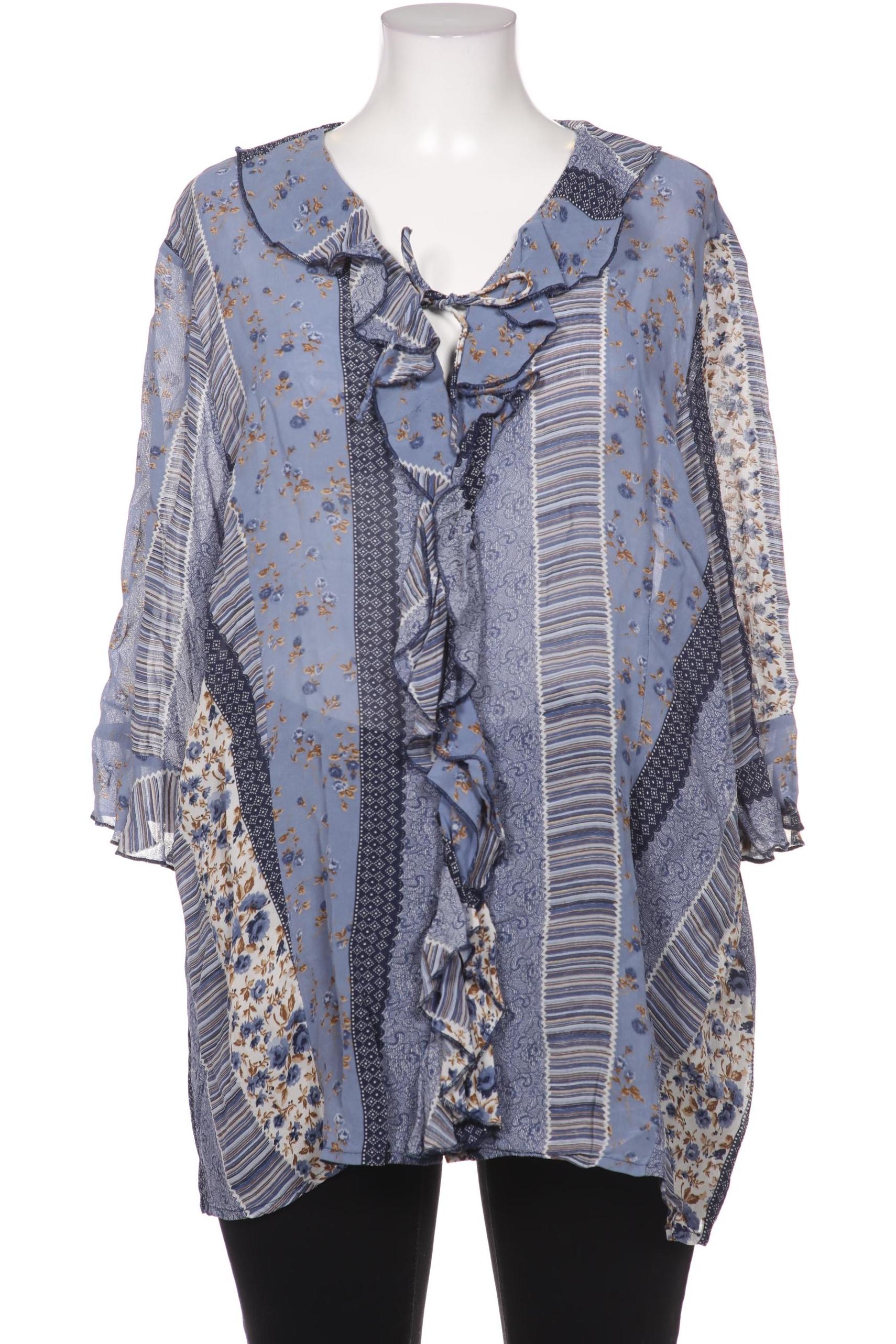 

Ulla Popken Damen Bluse, blau, Gr. 50