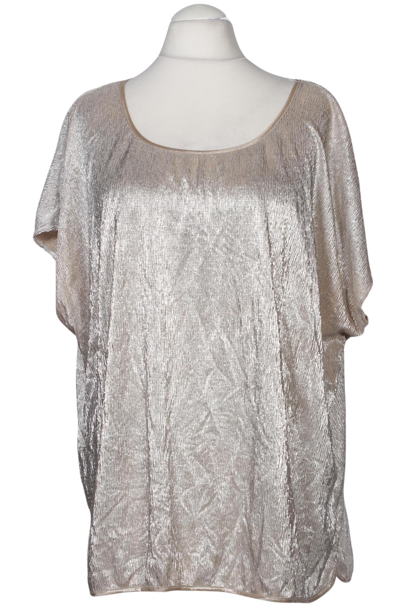 

Ulla Popken Damen Bluse, silber, Gr. 50