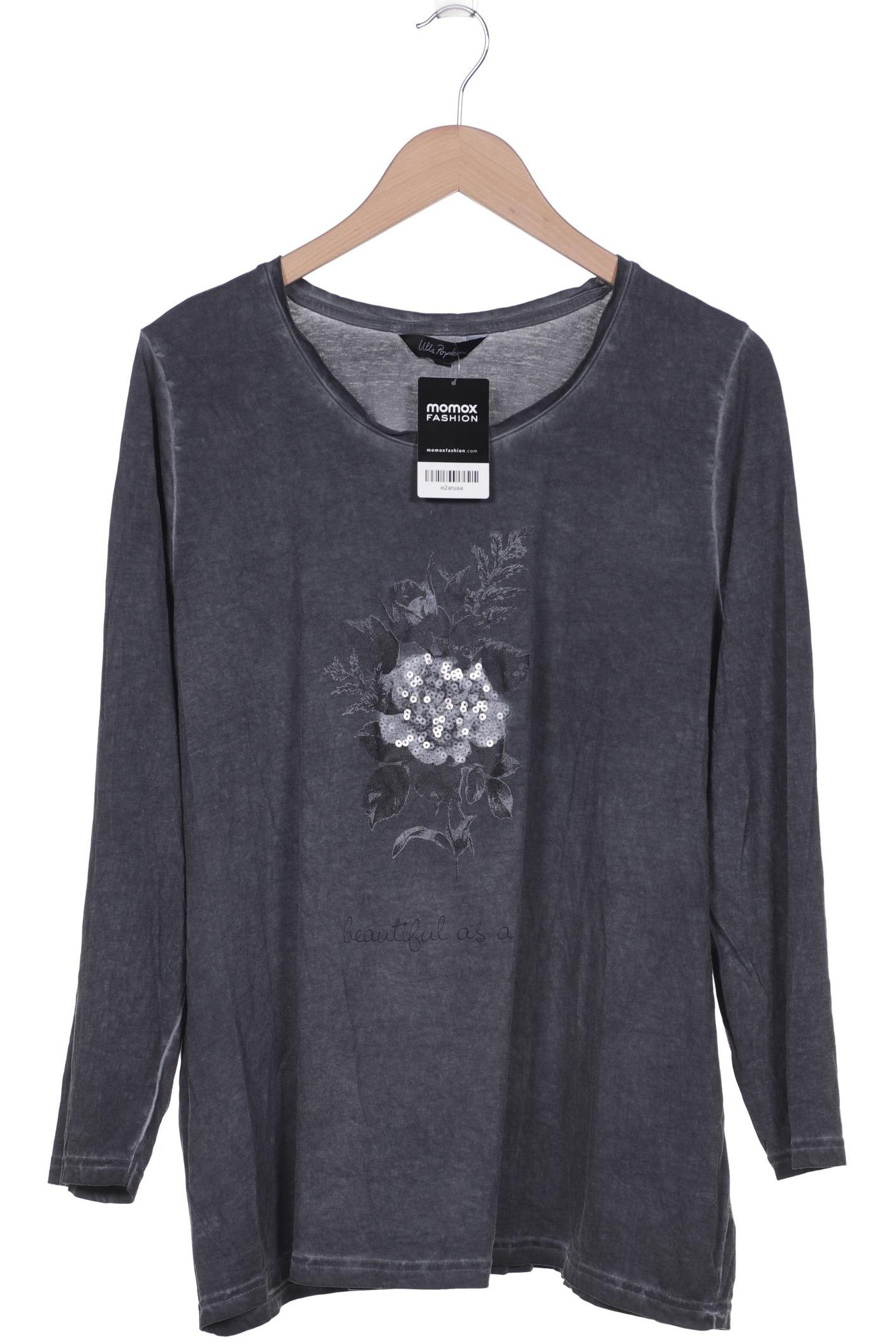 

Ulla Popken Damen Langarmshirt, grau