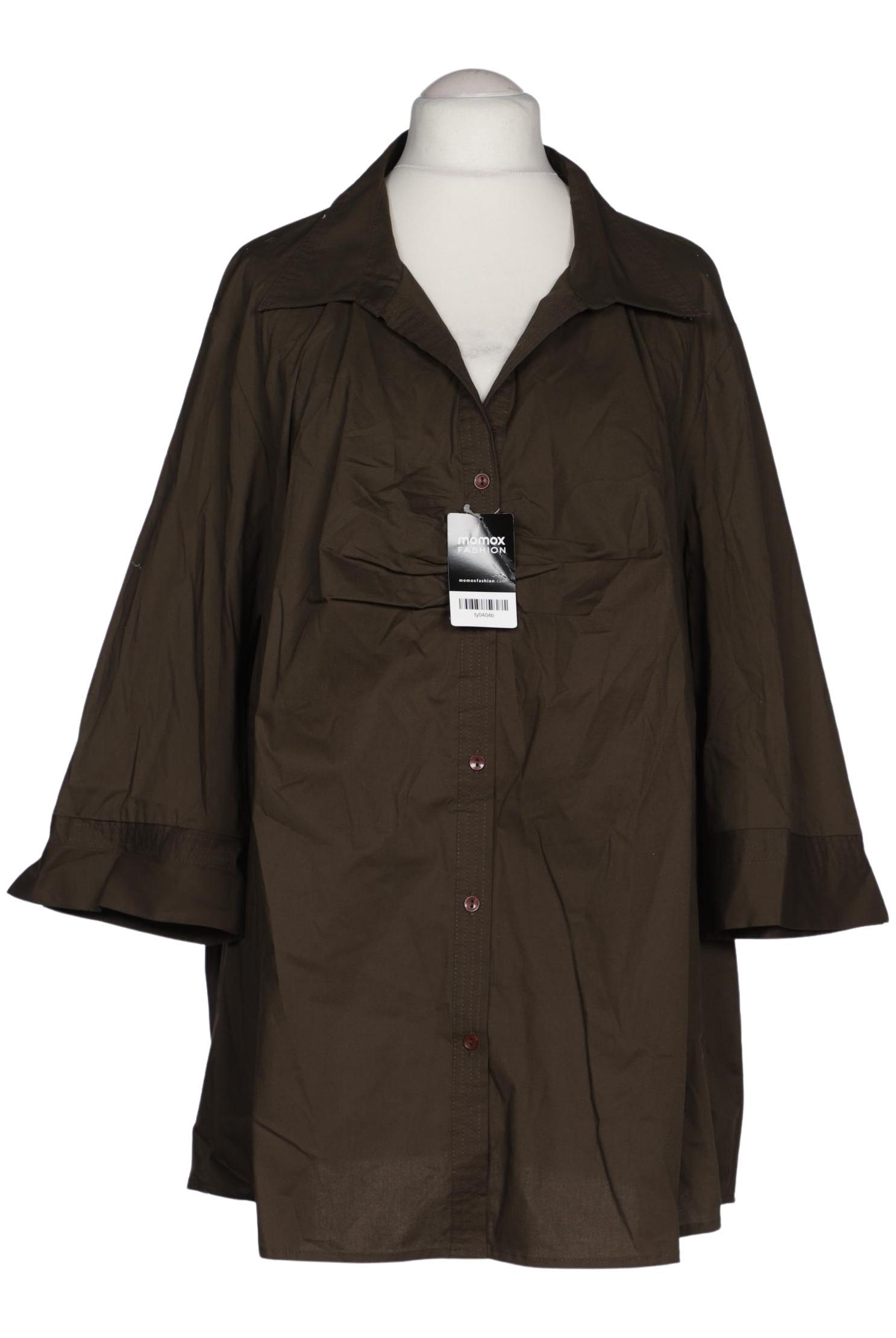 

Ulla Popken Damen Bluse, braun, Gr. 58