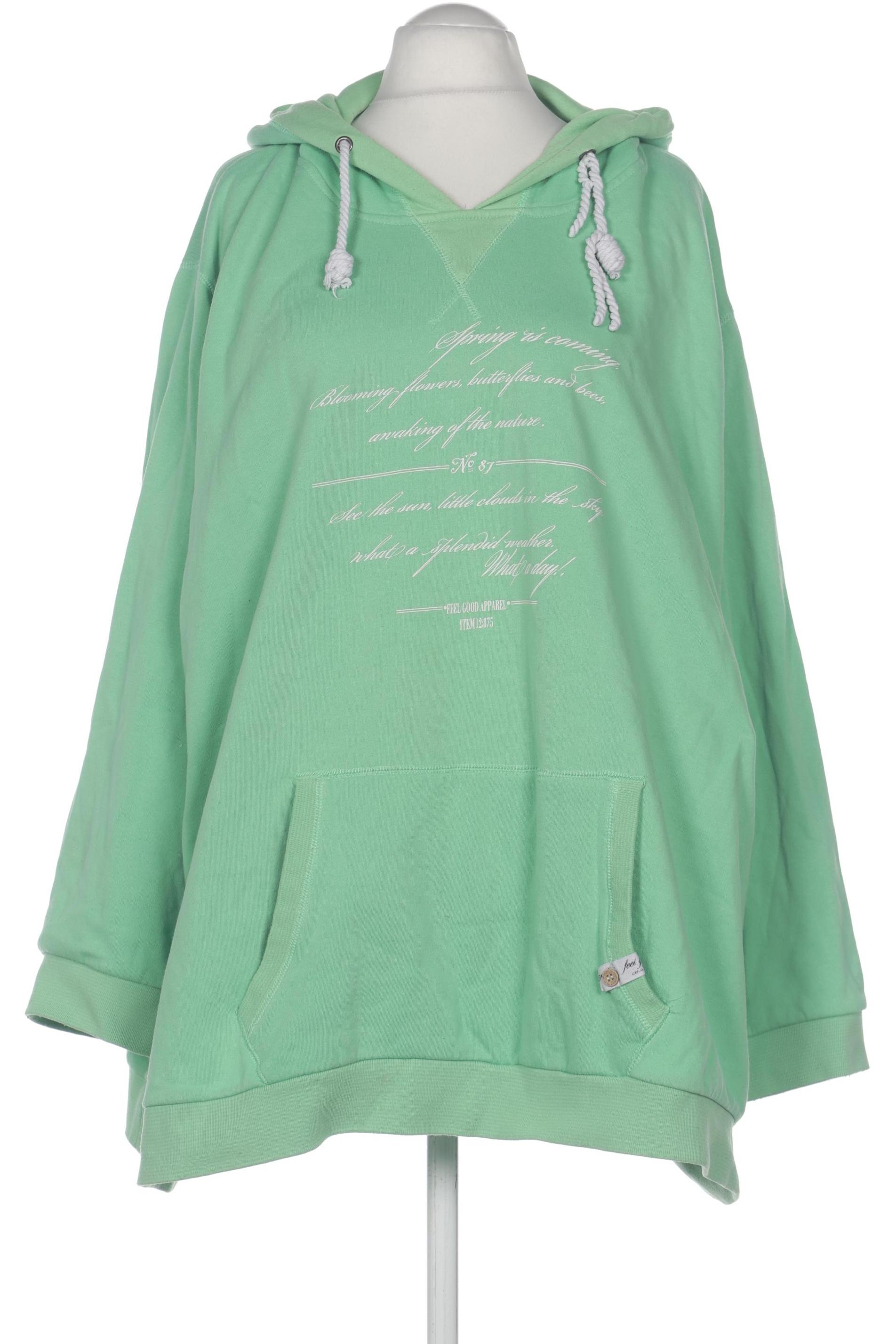 

Ulla Popken Damen Kapuzenpullover, grün, Gr. 62