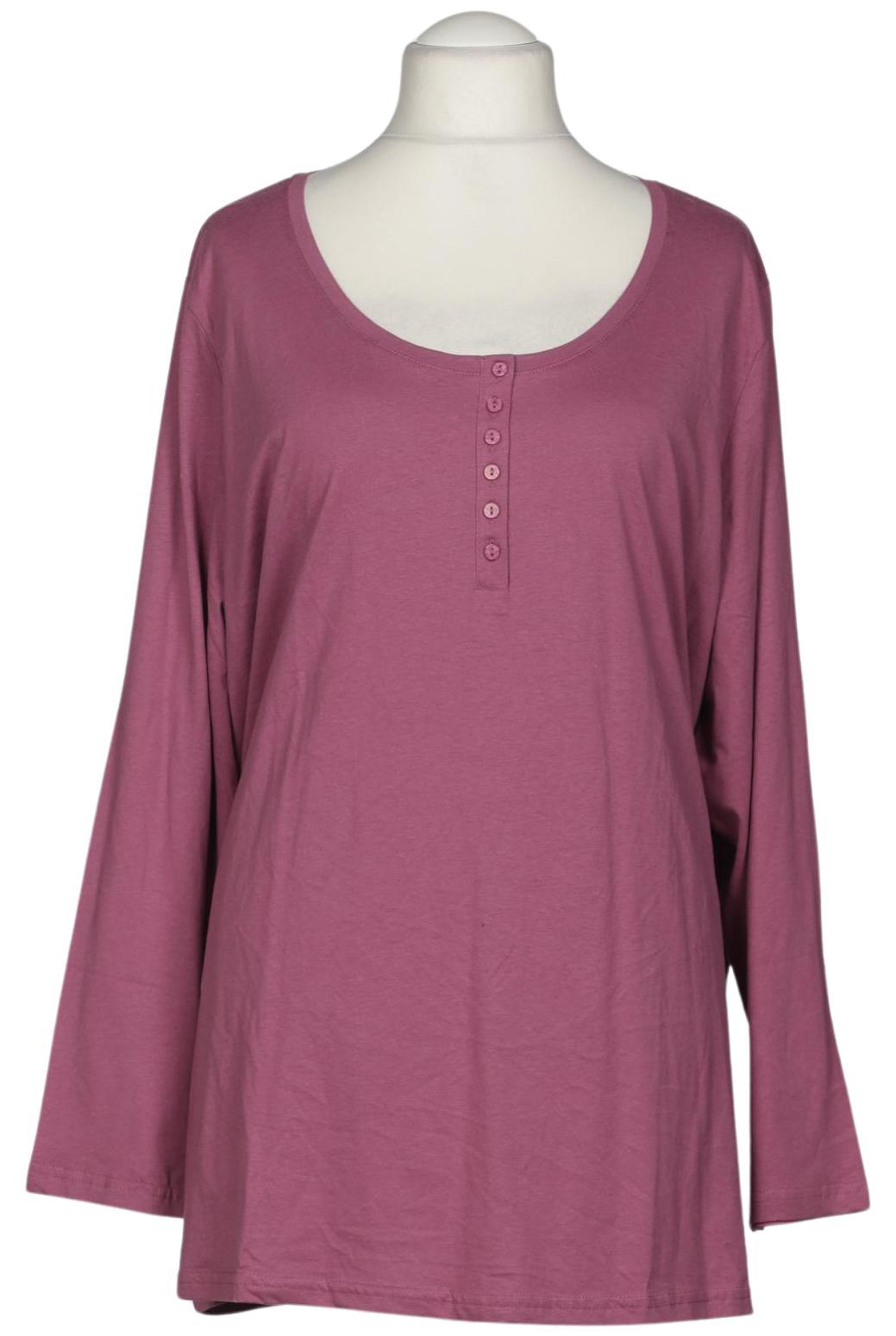 

Ulla Popken Damen Langarmshirt, pink, Gr. 54