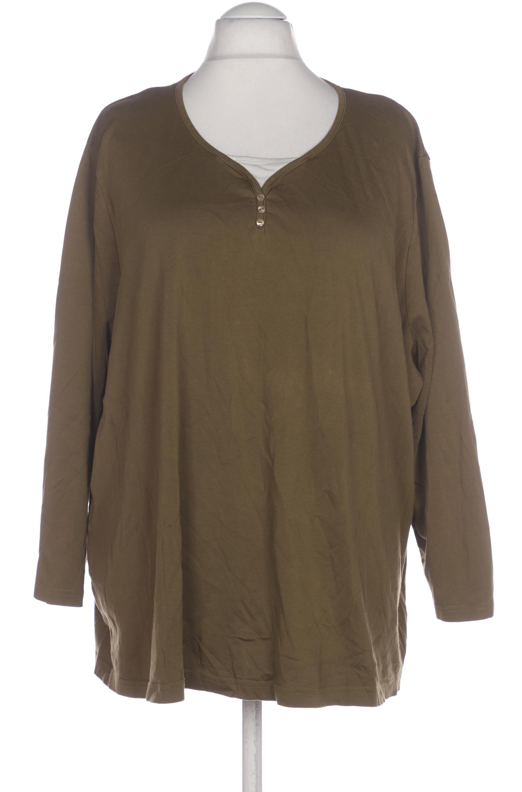 

Ulla Popken Damen Langarmshirt, gelb, Gr. 56