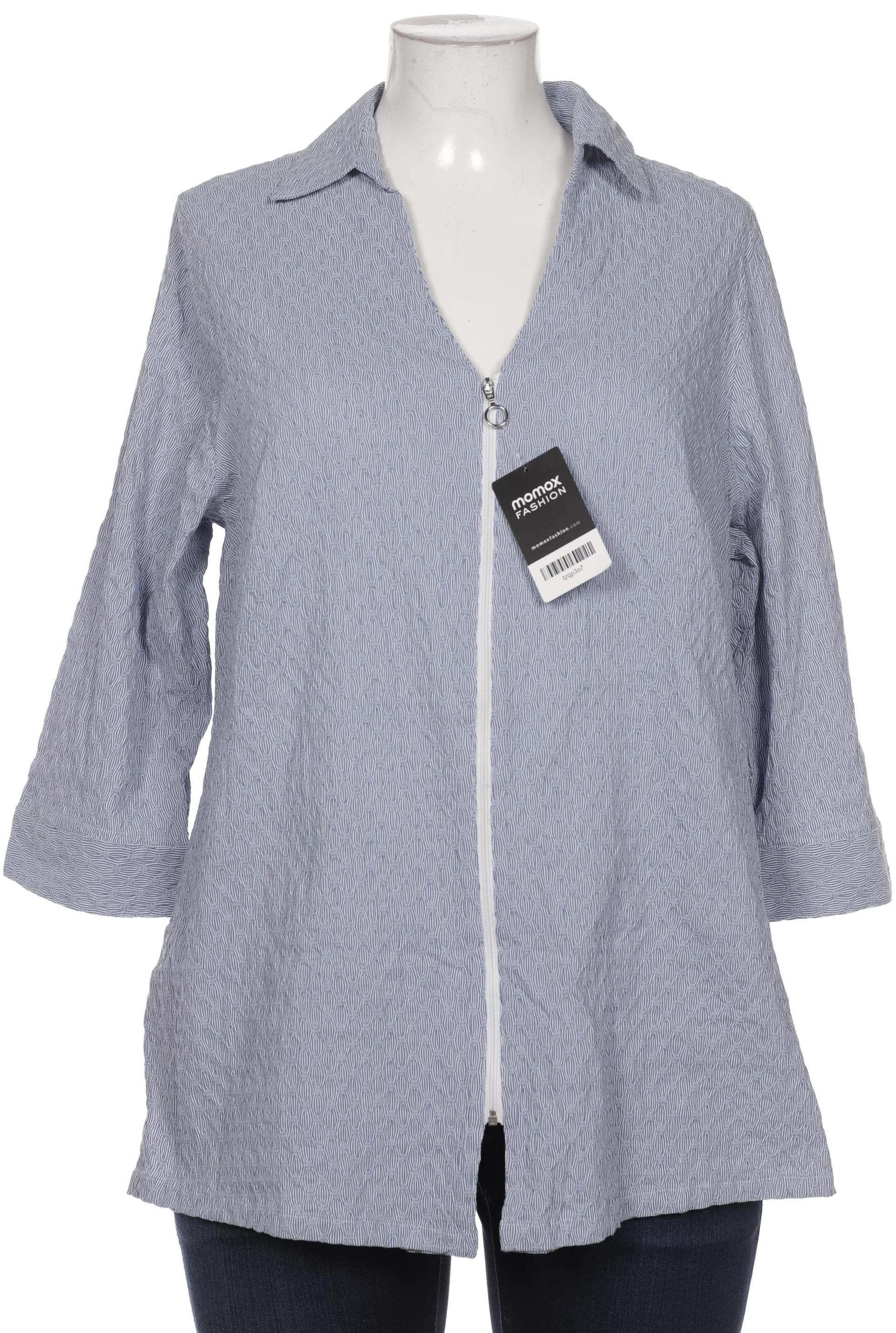 

Ulla Popken Damen Bluse, blau, Gr. 46