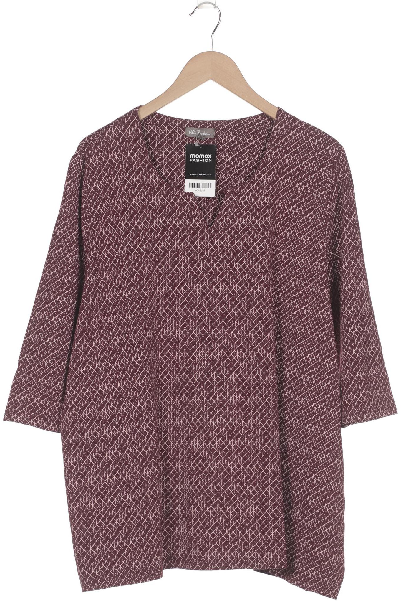 

Ulla Popken Damen Langarmshirt, bordeaux, Gr. 50