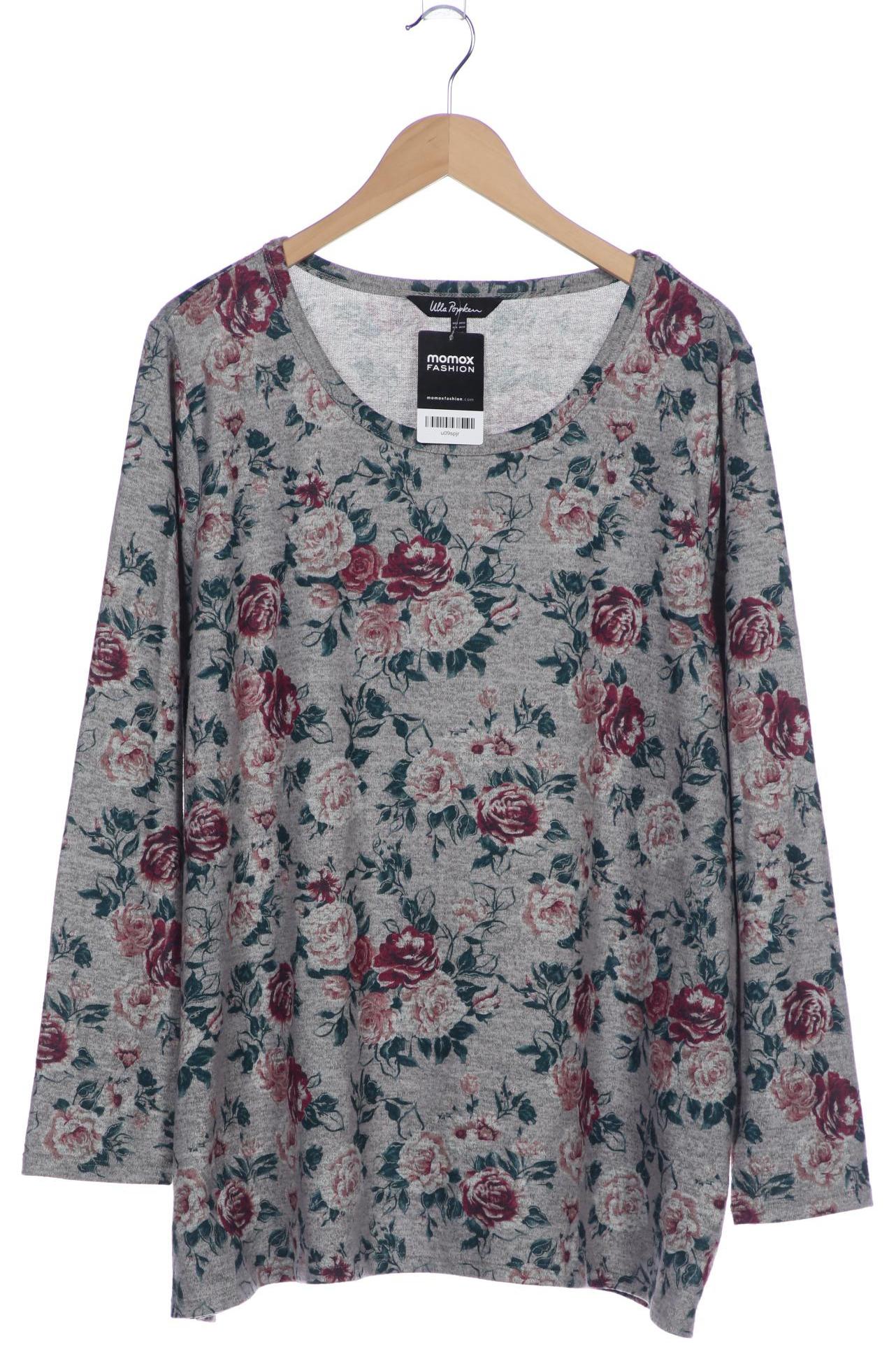 

Ulla Popken Damen Langarmshirt, grau, Gr. 50