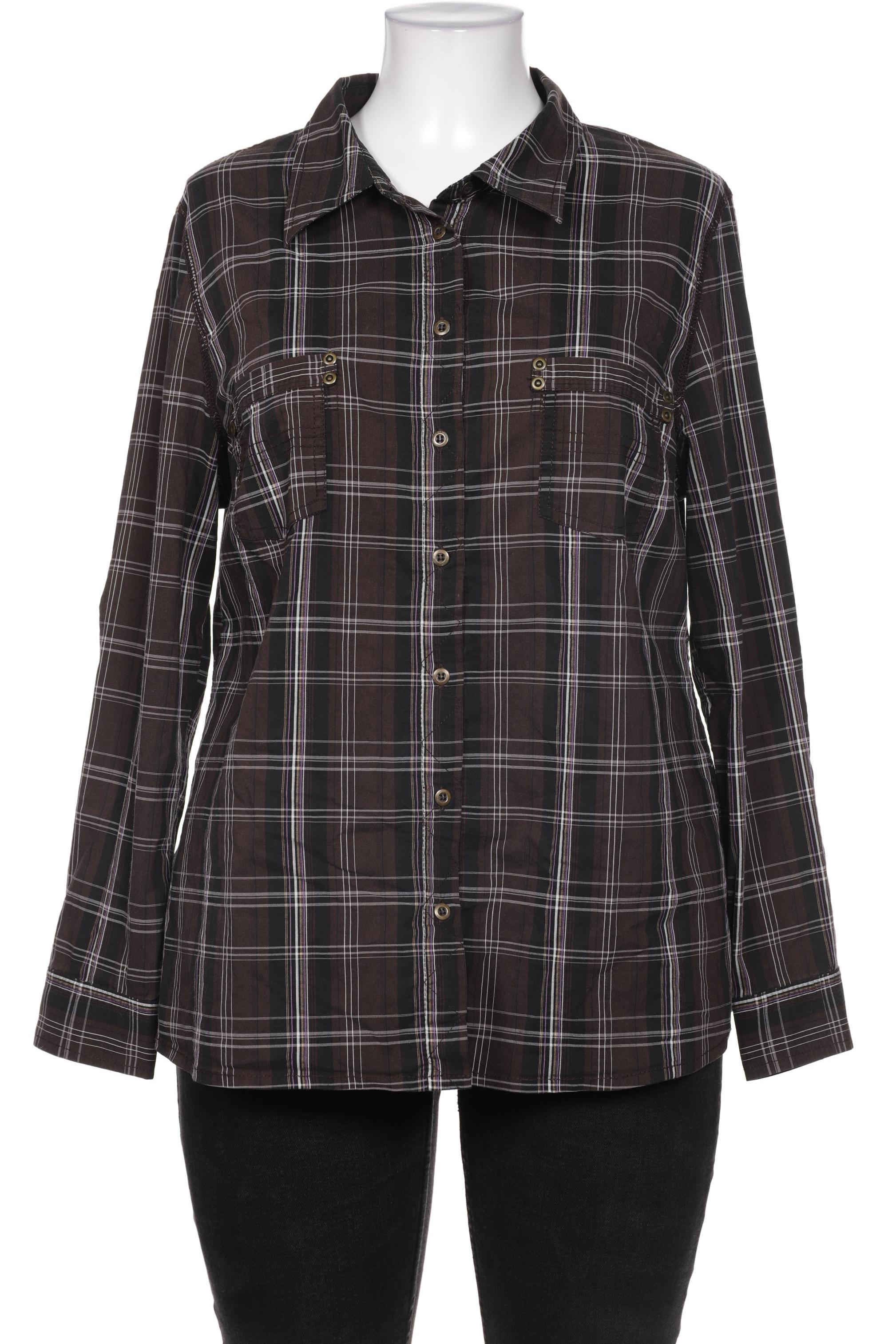 

Ulla Popken Damen Bluse, braun, Gr. 46