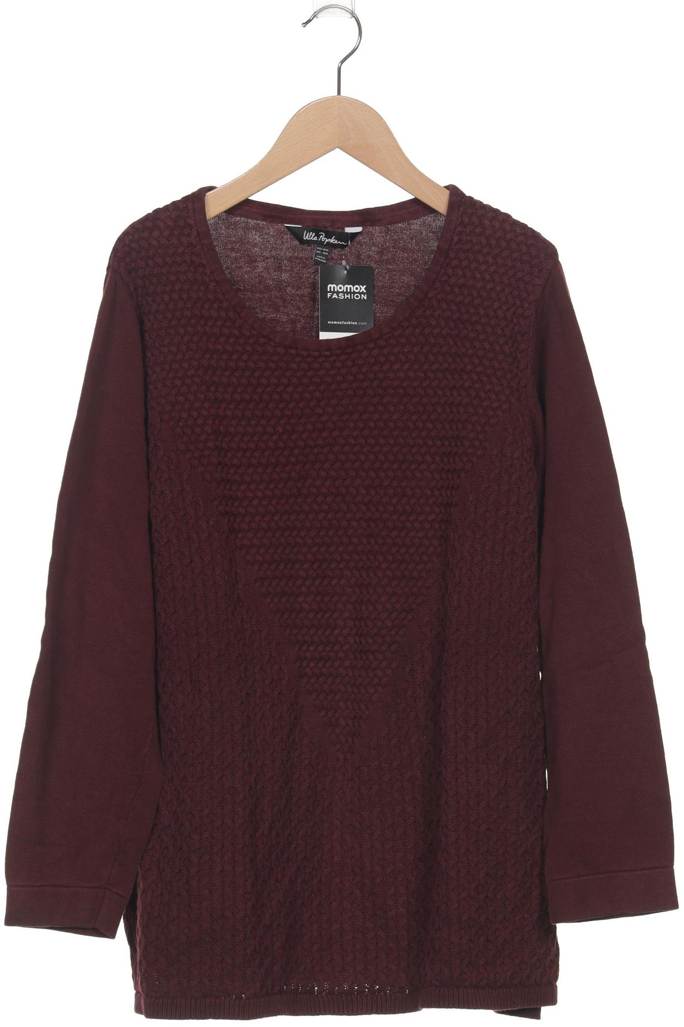 

Ulla Popken Damen Pullover, bordeaux, Gr. 46