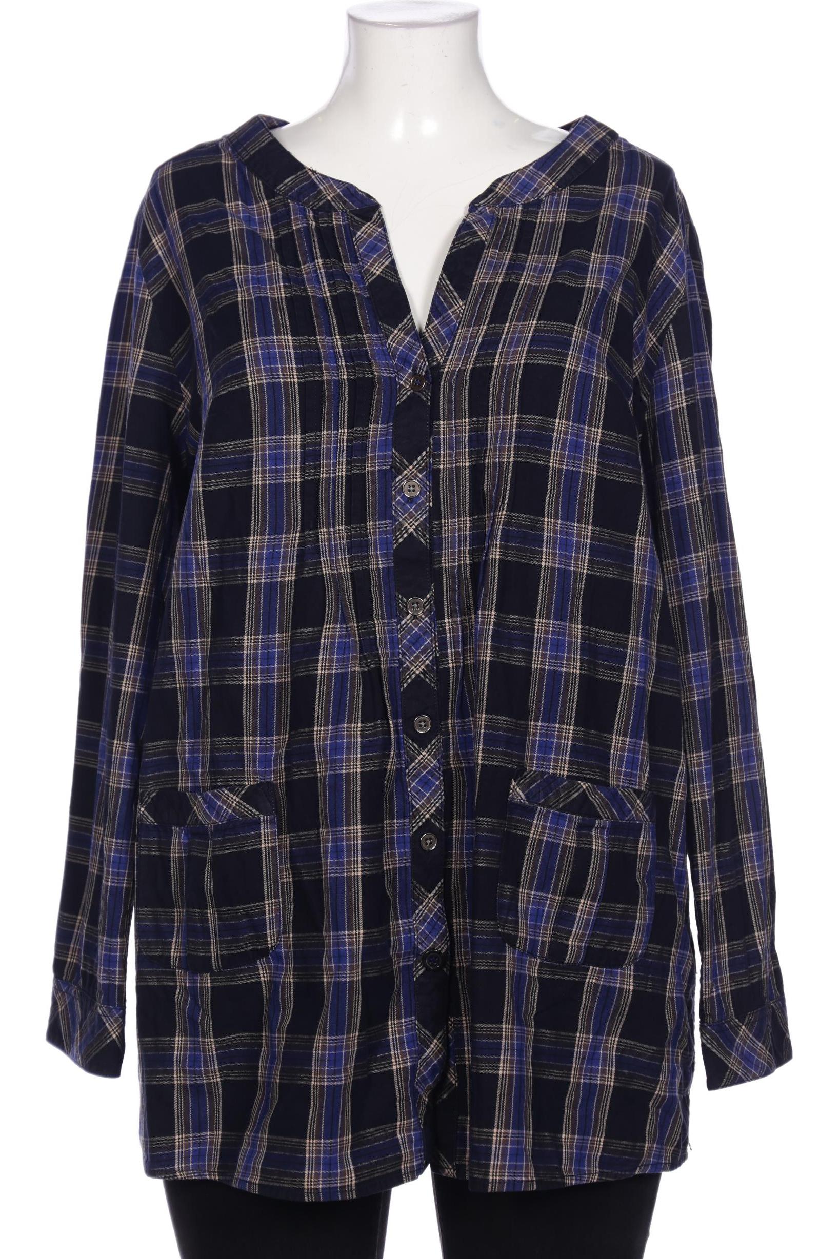

Ulla Popken Damen Bluse, marineblau, Gr. 46