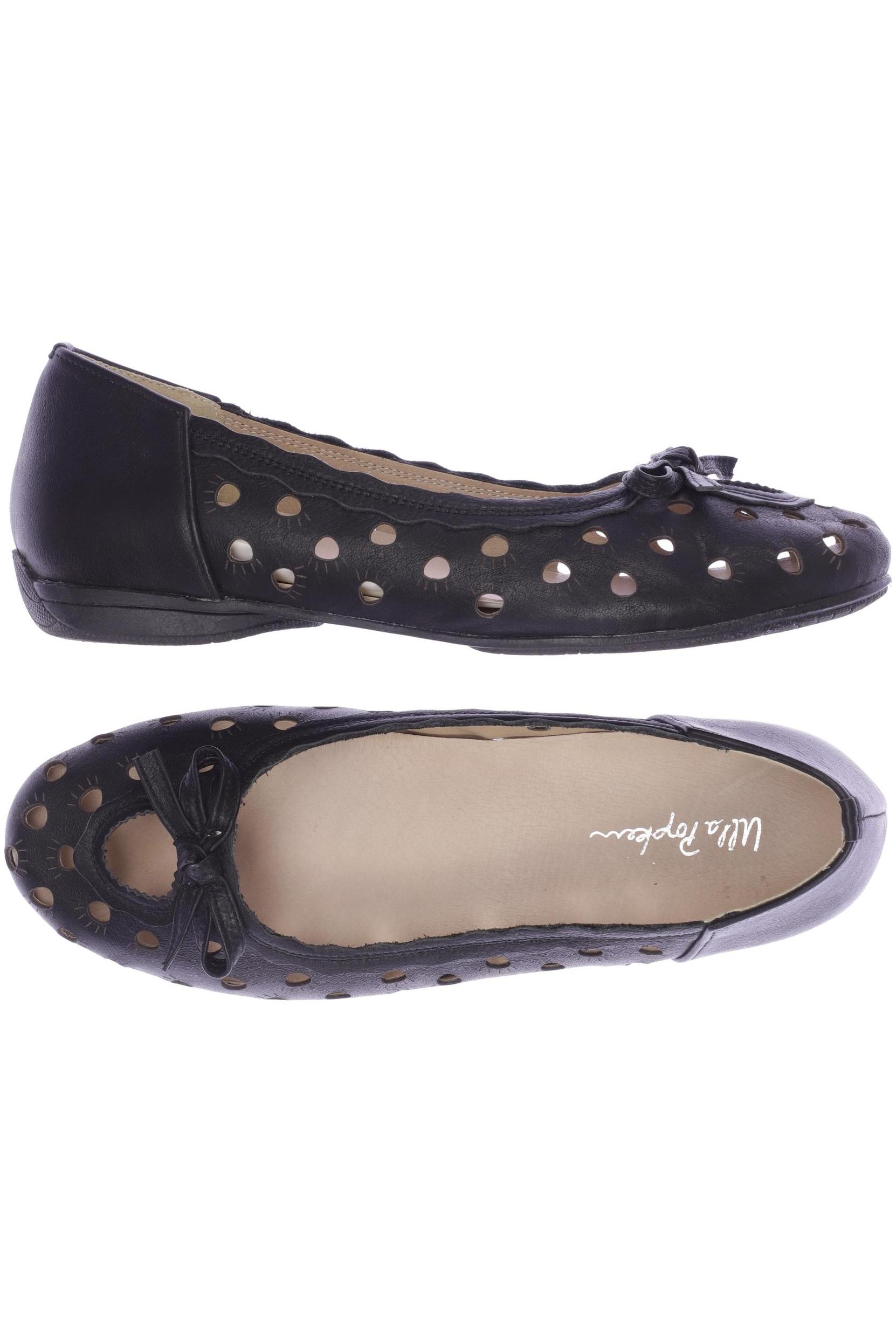 

Ulla Popken Damen Ballerinas, schwarz, Gr. 40