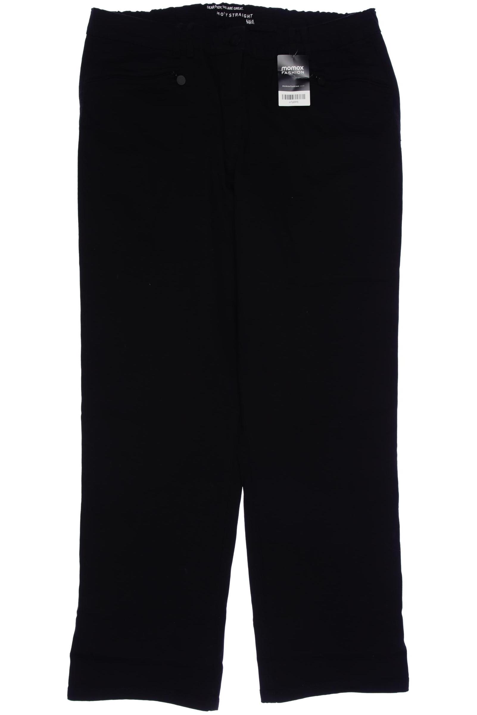 

Ulla Popken Damen Stoffhose, schwarz, Gr. 24