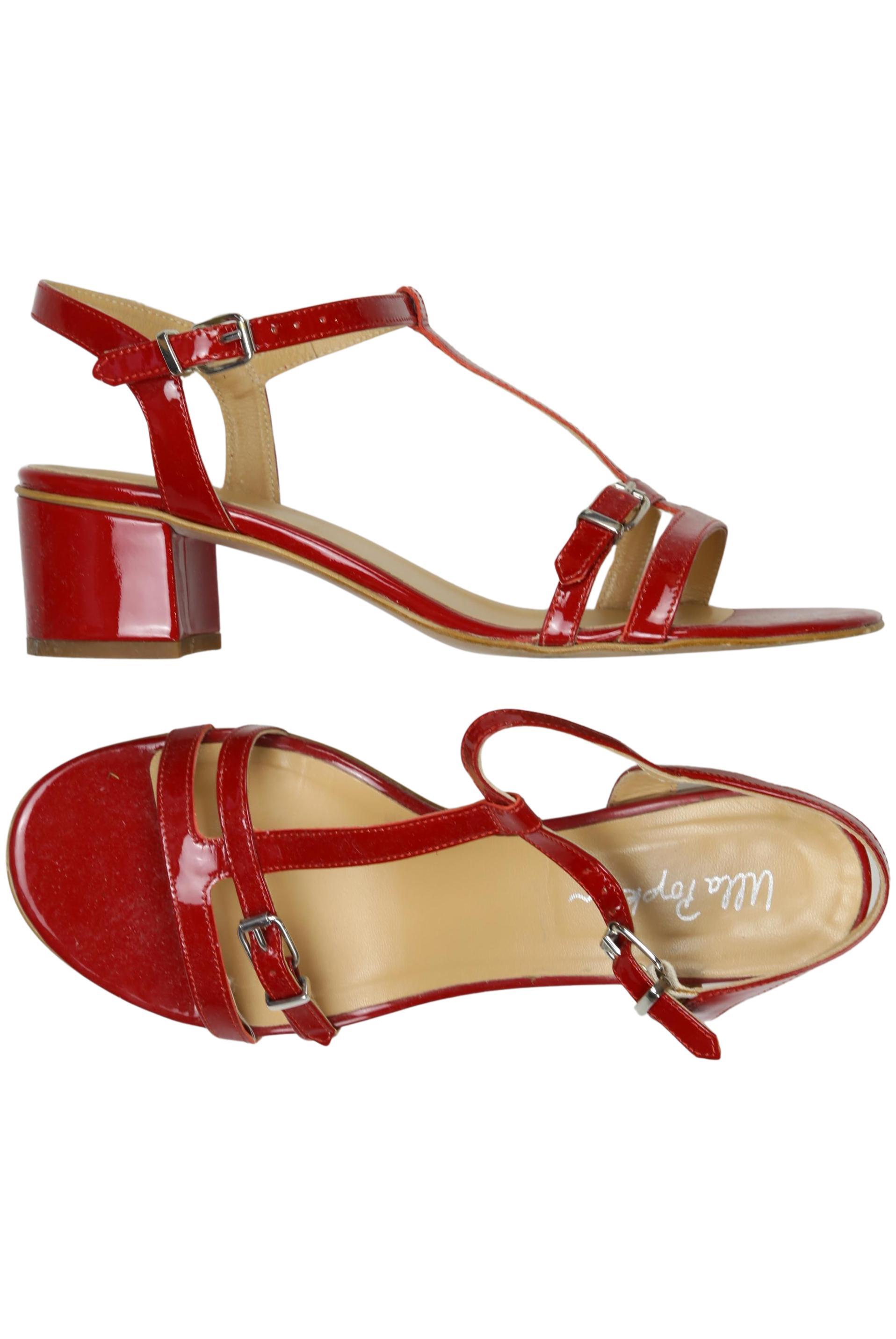 

Ulla Popken Damen Sandale, rot, Gr. 40