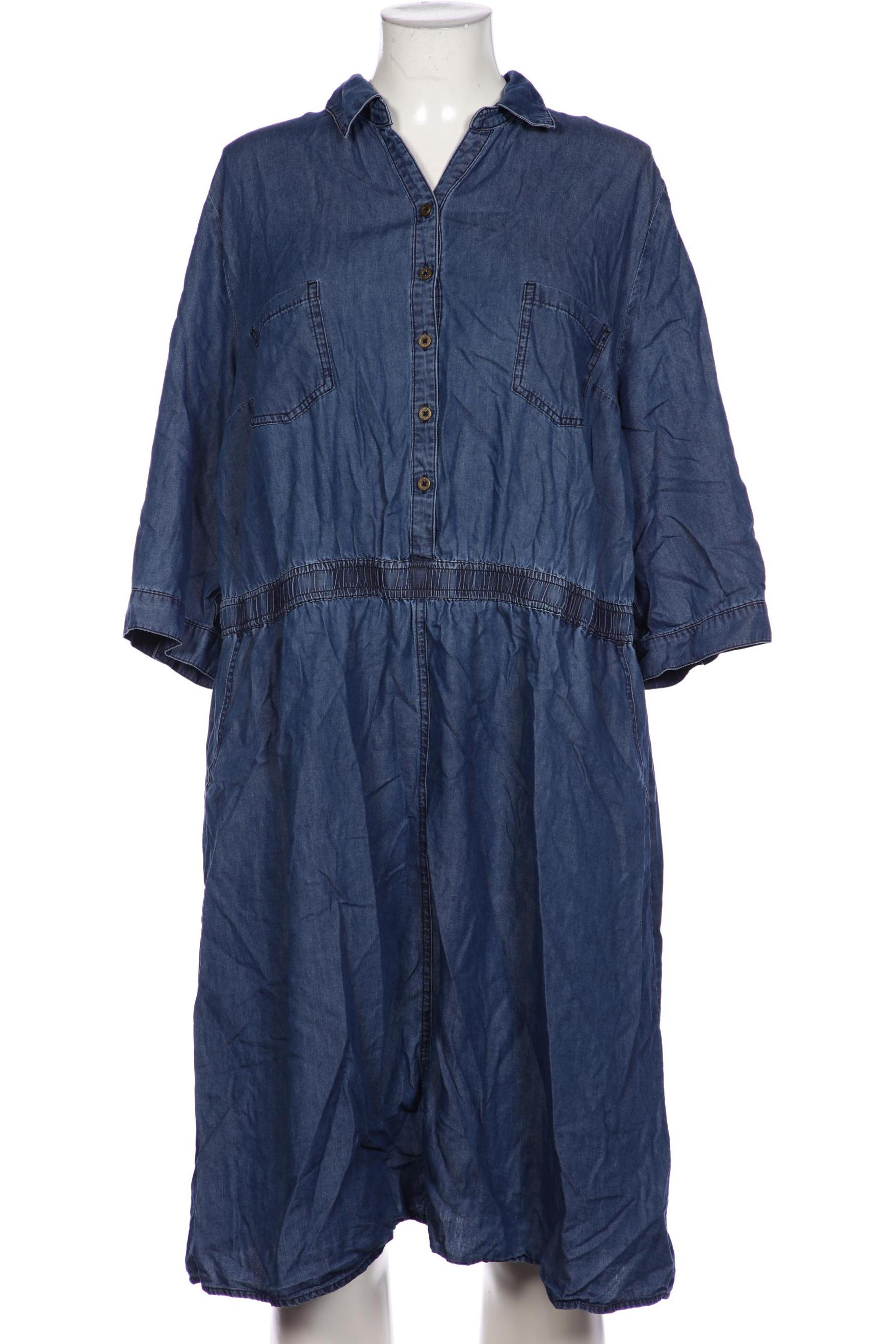 

Ulla Popken Damen Kleid, blau, Gr. 48