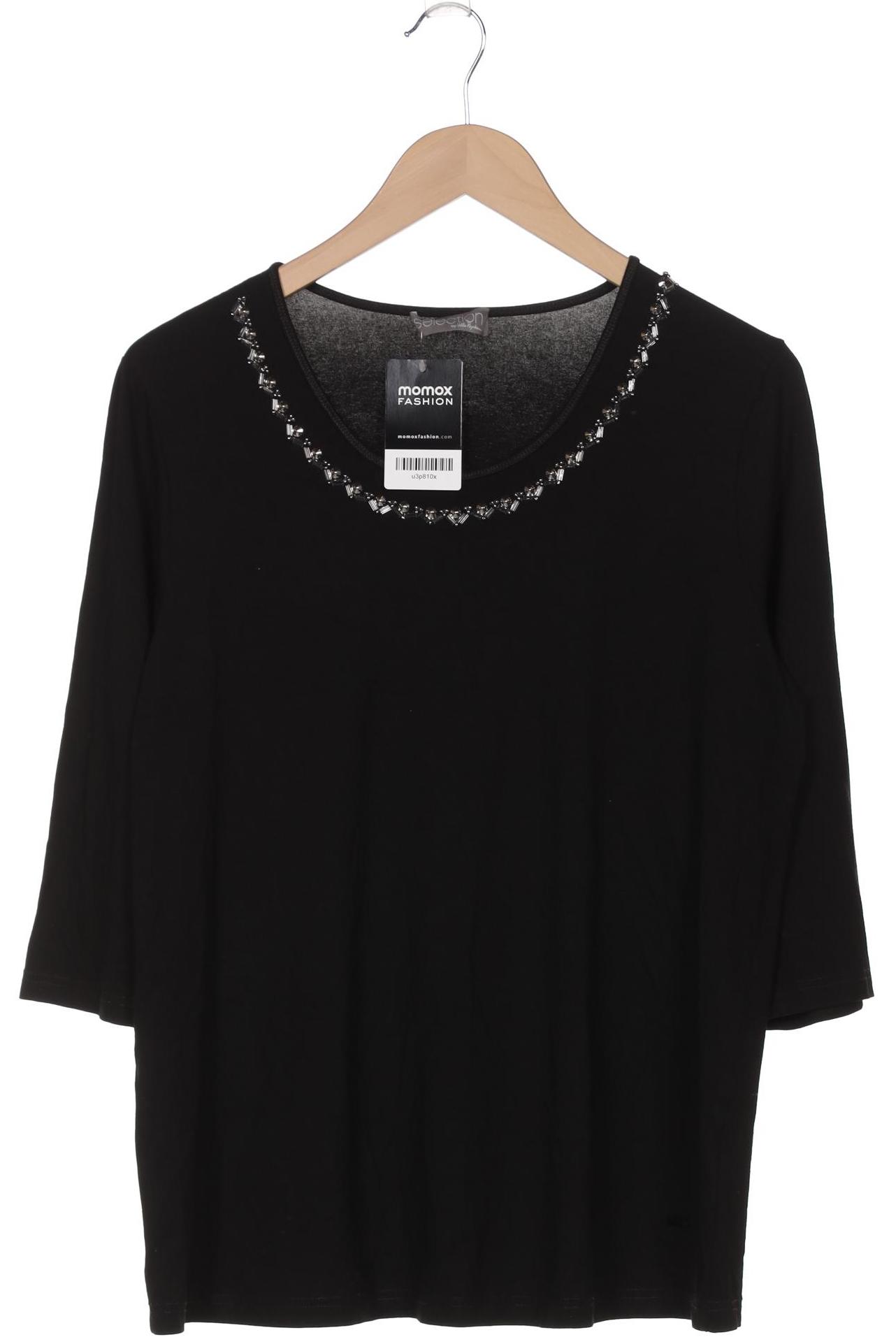 

Ulla Popken Damen Langarmshirt, schwarz, Gr. 42