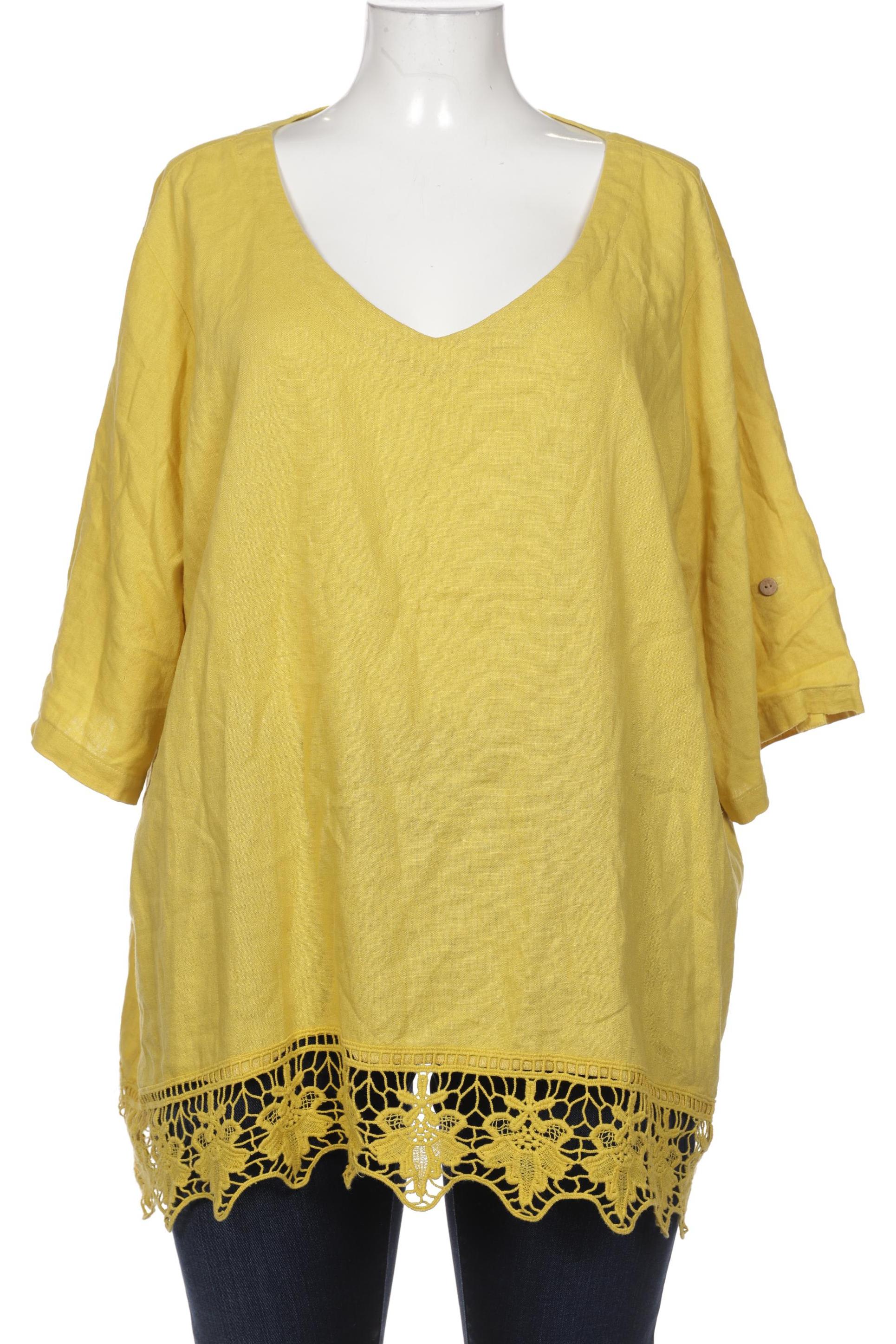 

Ulla Popken Damen Bluse, gelb, Gr. 50