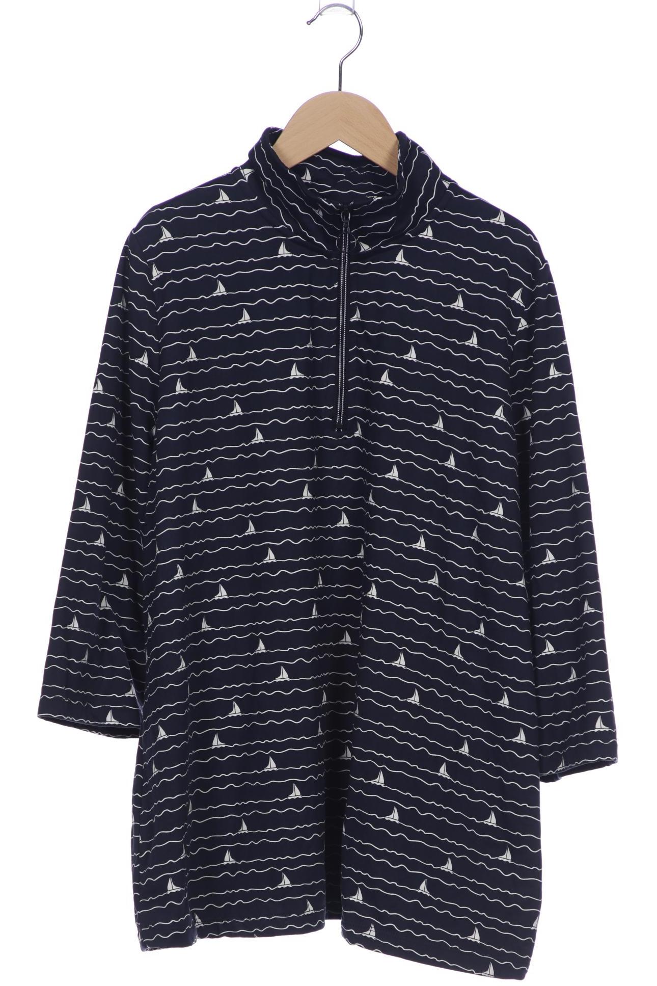 

Ulla Popken Damen Langarmshirt, marineblau, Gr. 46