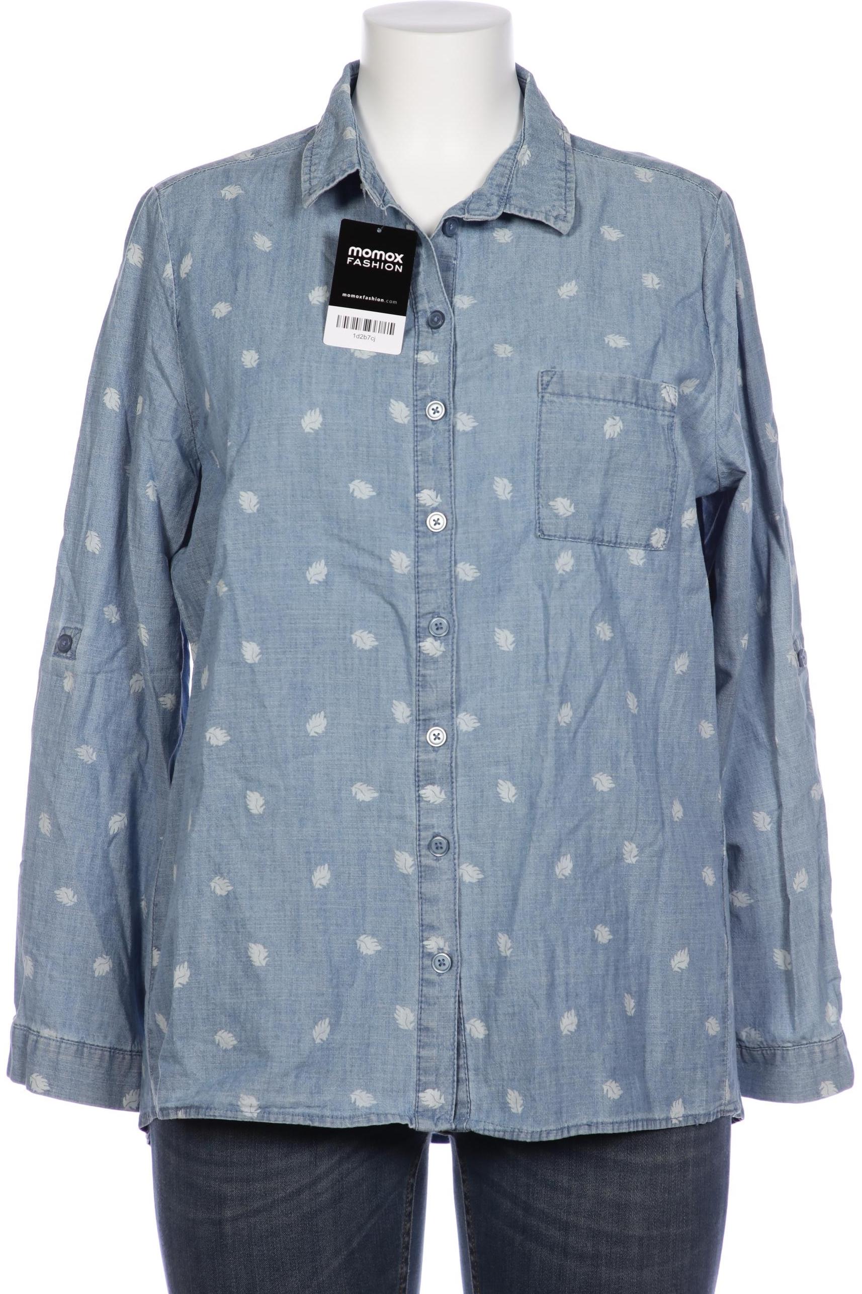 

Ulla Popken Damen Bluse, blau, Gr. 42