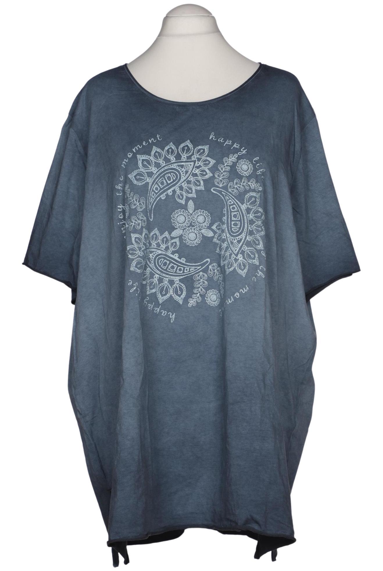 

Ulla Popken Damen T-Shirt, blau, Gr. 54