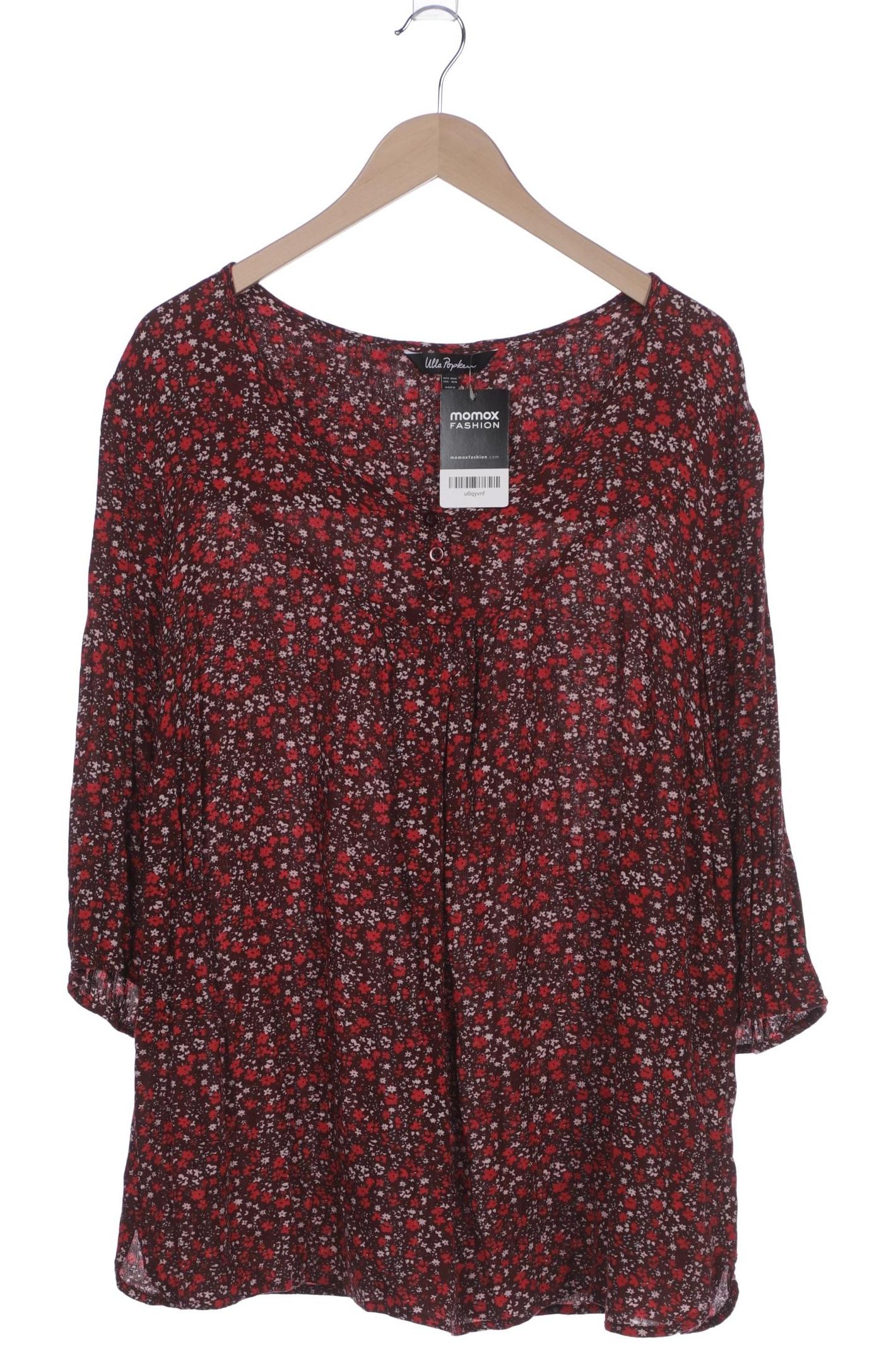 

Ulla Popken Damen Langarmshirt, bordeaux, Gr. 46