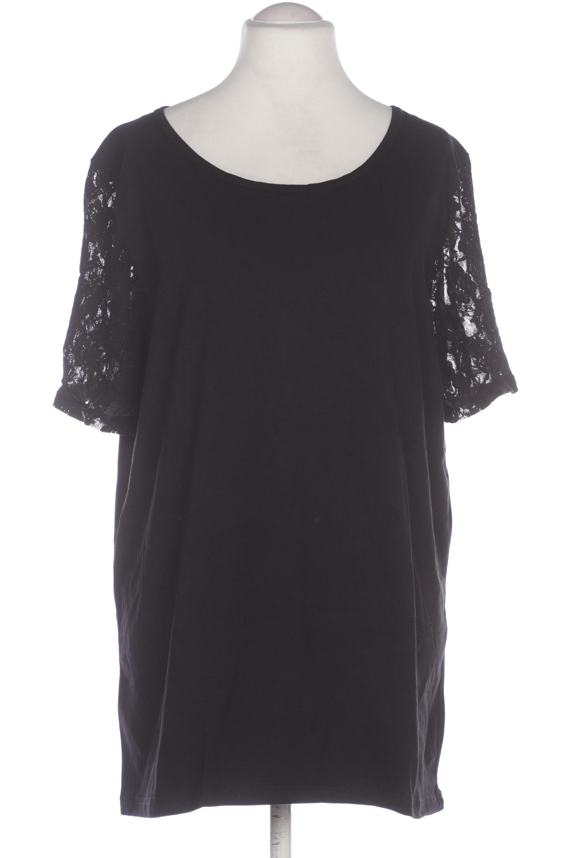 

Ulla Popken Damen T-Shirt, schwarz, Gr. 58