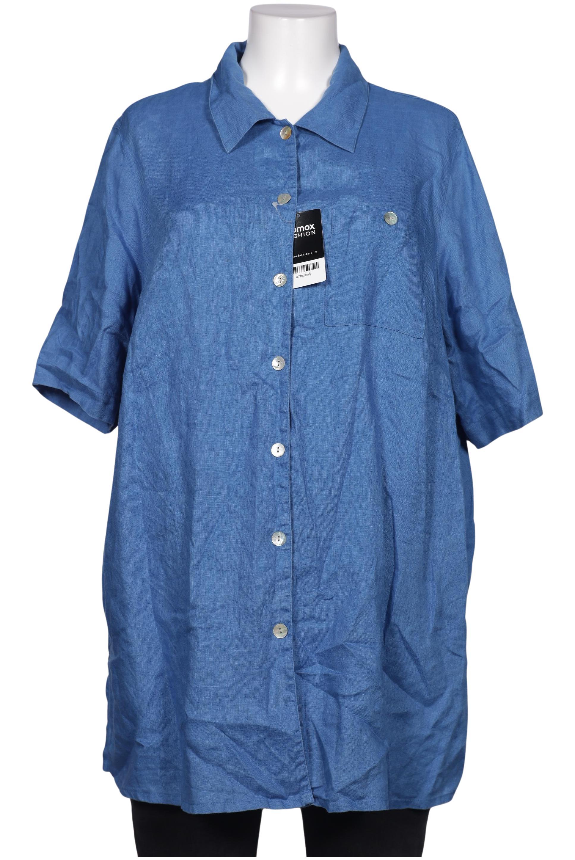 

Ulla Popken Damen Bluse, blau, Gr. 46