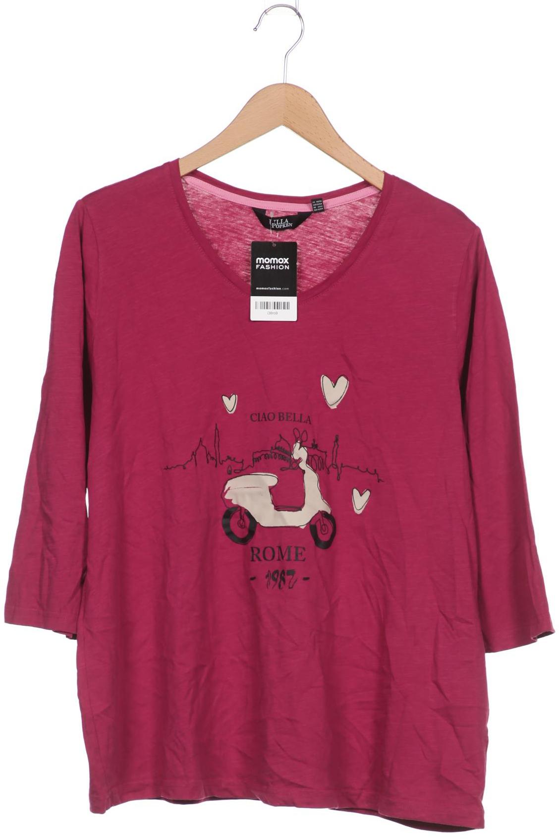 

Ulla Popken Damen Langarmshirt, bordeaux, Gr. 46