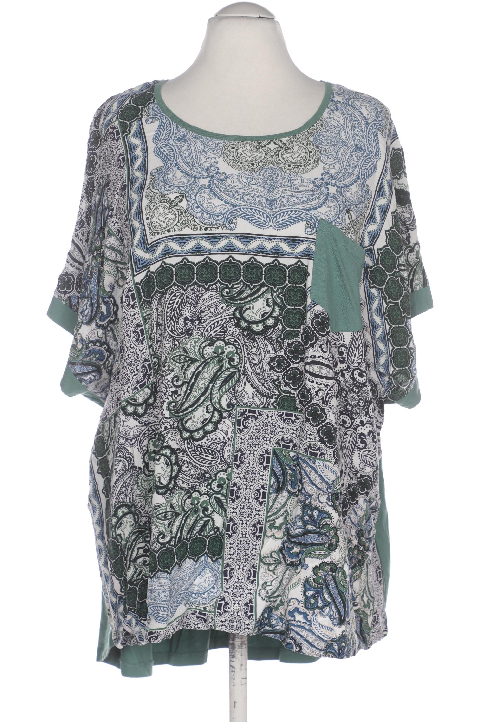 

Ulla Popken Damen T-Shirt, türkis, Gr. 56