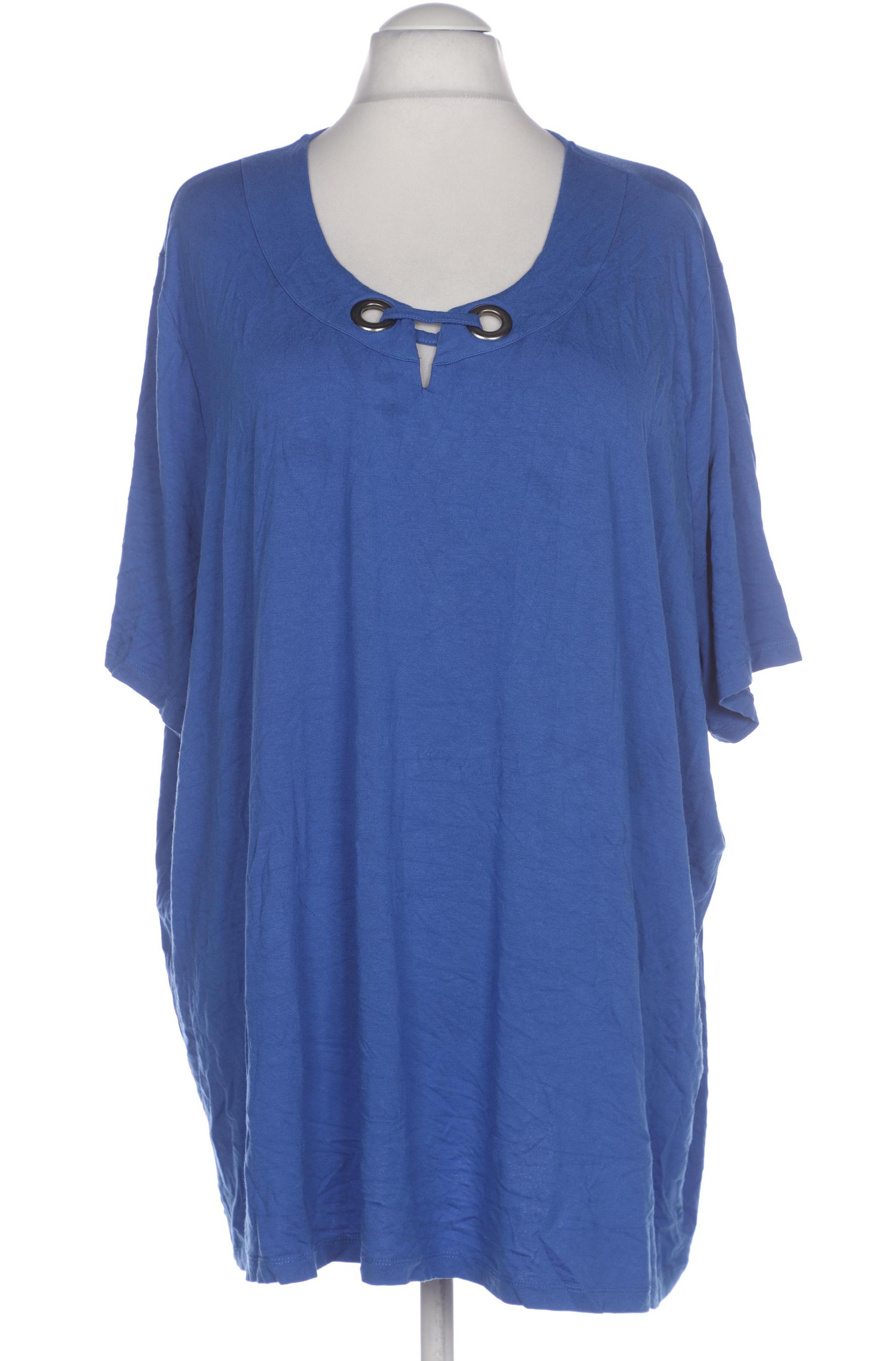 

Ulla Popken Damen T-Shirt, blau, Gr. 58